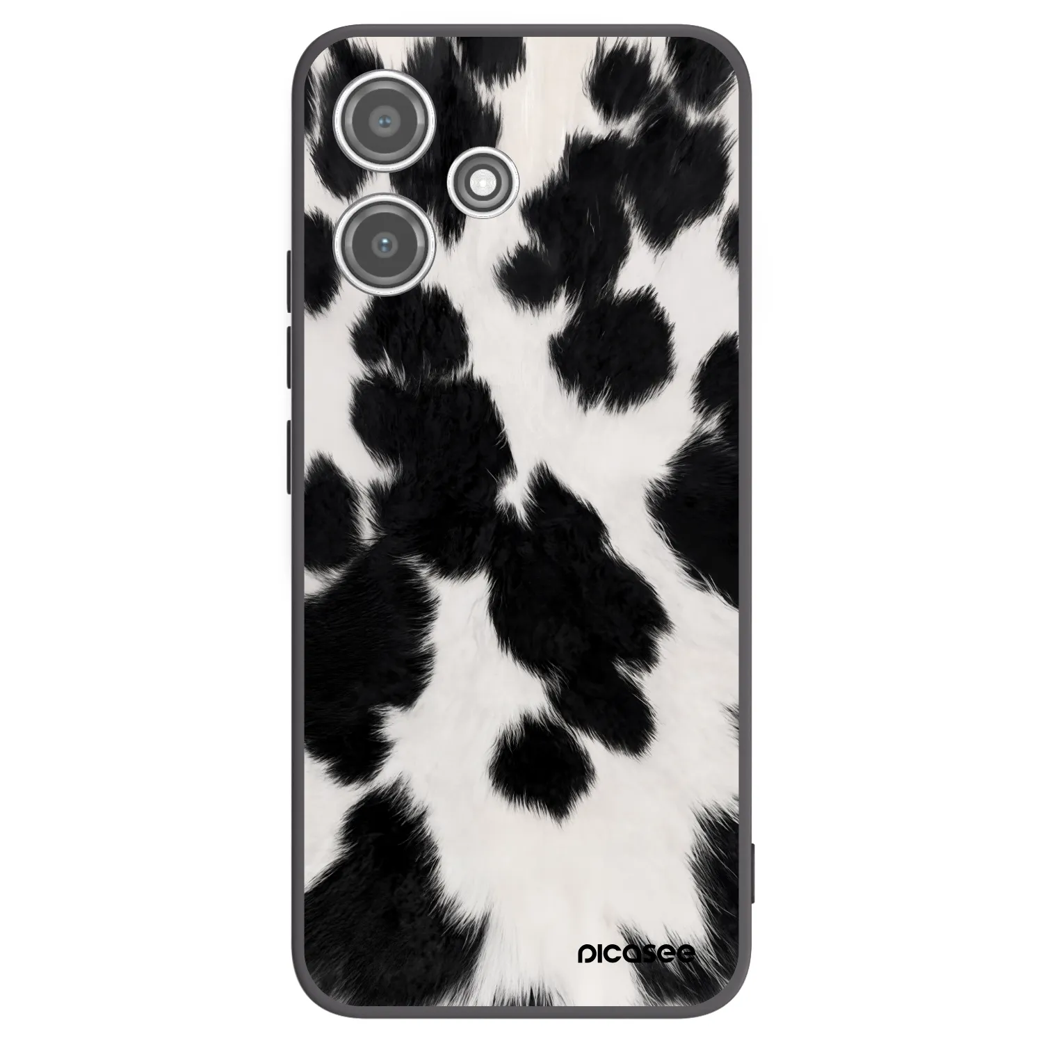 Picasee Xiaomi Redmi 12 5G Hülle - Schwarzes Silikon - Black Moo