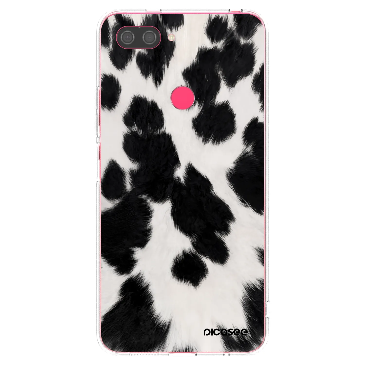 Picasee Xiaomi Mi 8 Lite Hülle - Transparentes Silikon - Black Moo