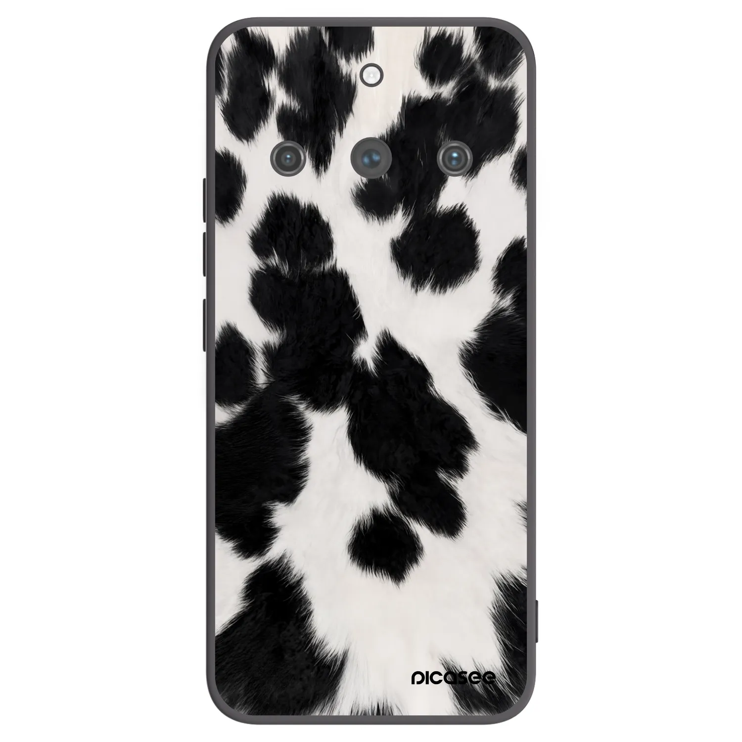 Picasee Realme 11 Pro+ Hülle - Schwarzes Silikon - Black Moo