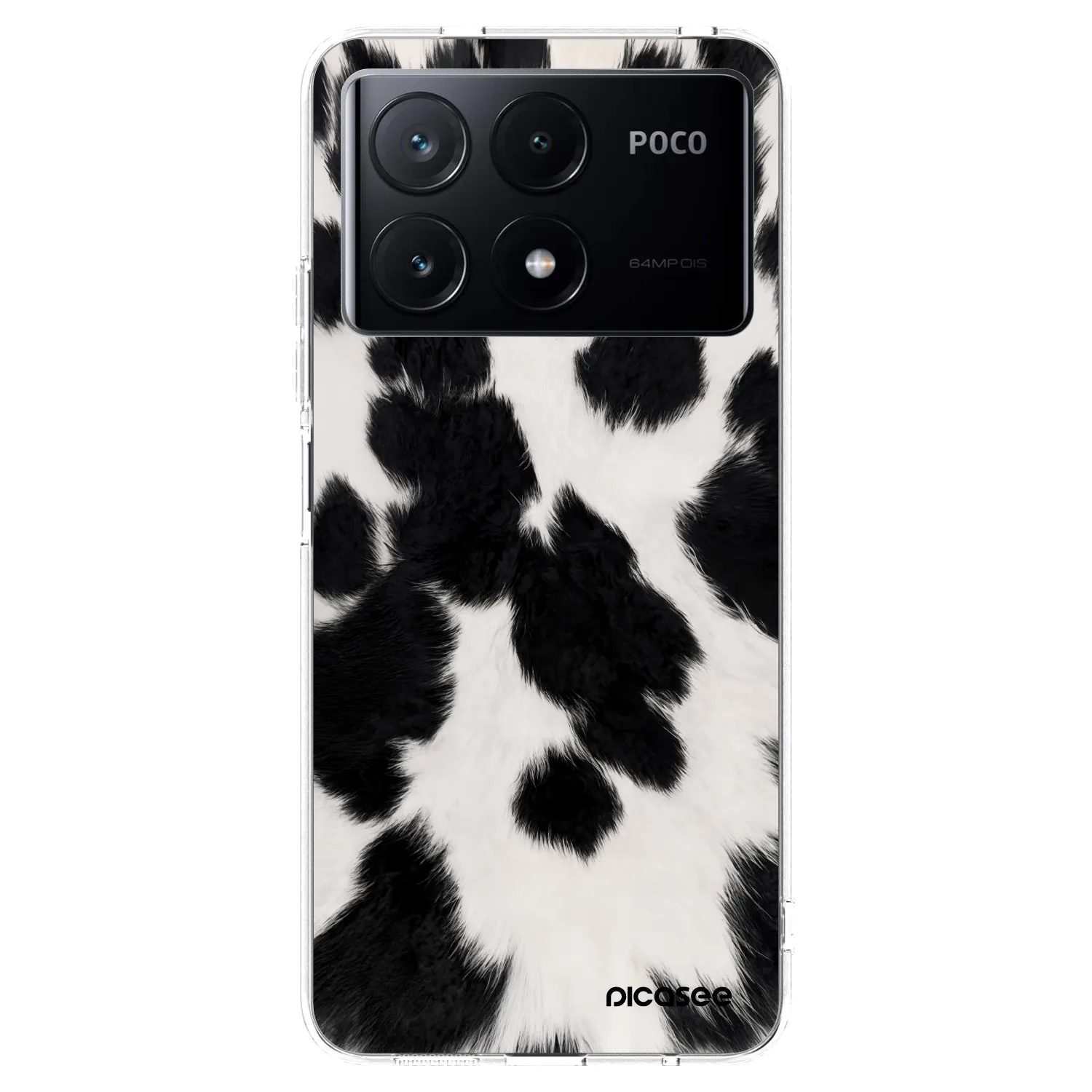 Picasee Xiaomi Poco X6 Pro Hülle - Transparentes Silikon - Black Moo