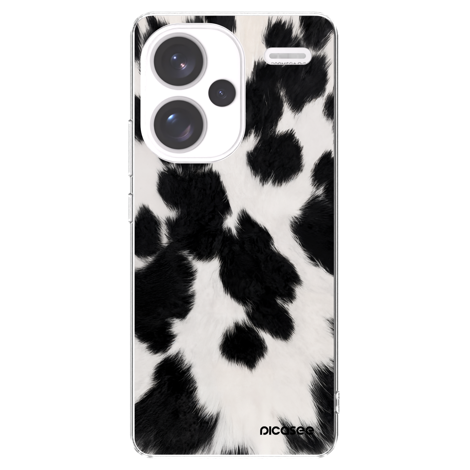 Picasee Xiaomi Redmi Note 13 Pro+ 5G Hülle - Transparentes Silikon - Black Moo