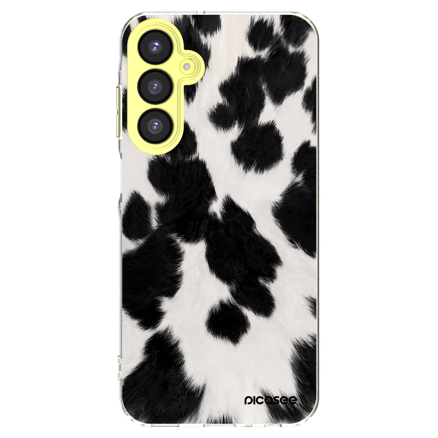Picasee Samsung Galaxy A25 A256B 5G Hülle - Transparentes Silikon - Black Moo