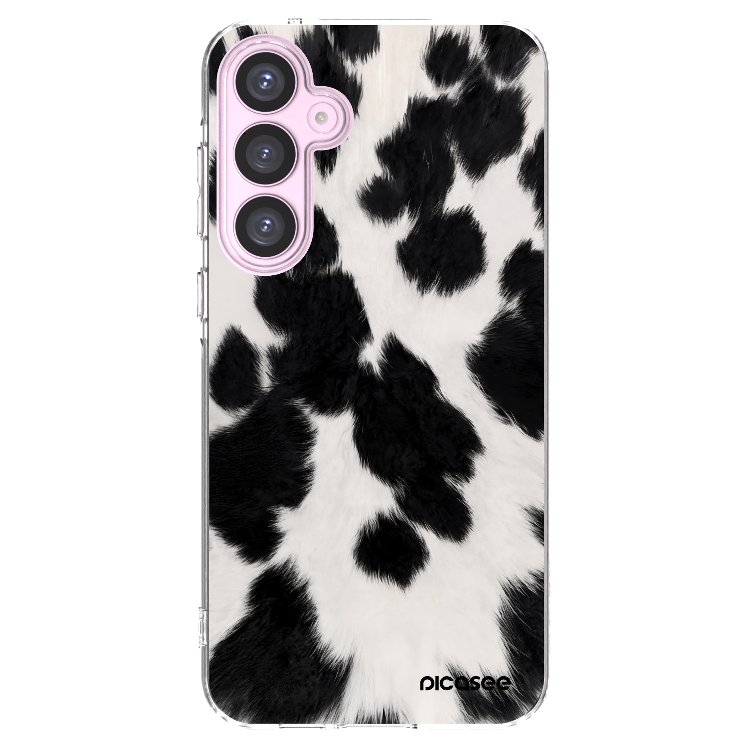 Picasee Samsung Galaxy A55 5G A556B Hülle - Transparentes Silikon - Black Moo