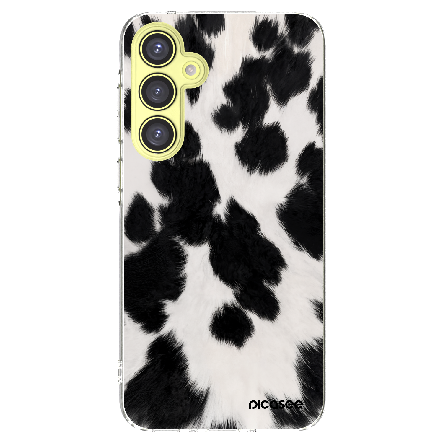 Picasee Samsung Galaxy A35 5G A356B Hülle - Transparentes Silikon - Black Moo