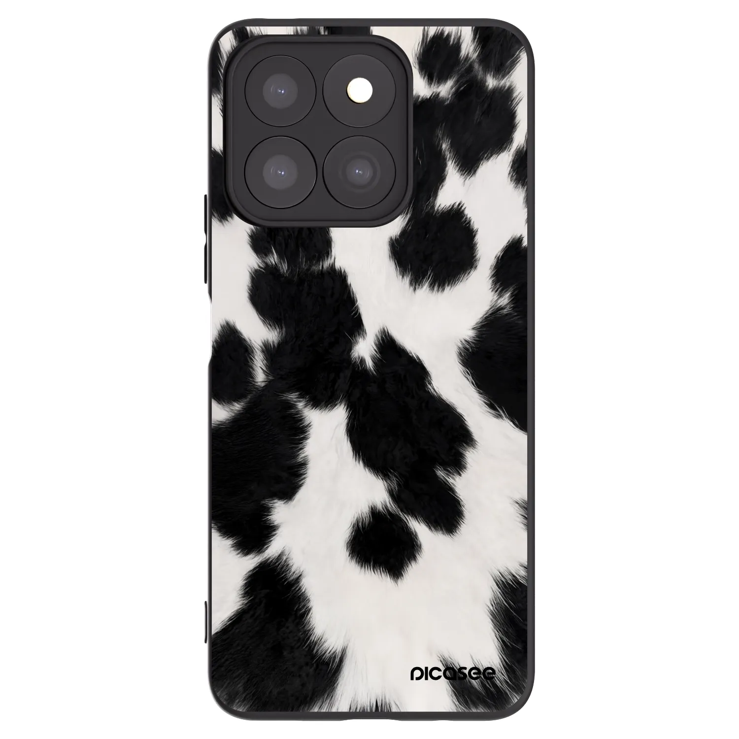 Picasee Honor X8b Hülle - Schwarzes Silikon - Black Moo