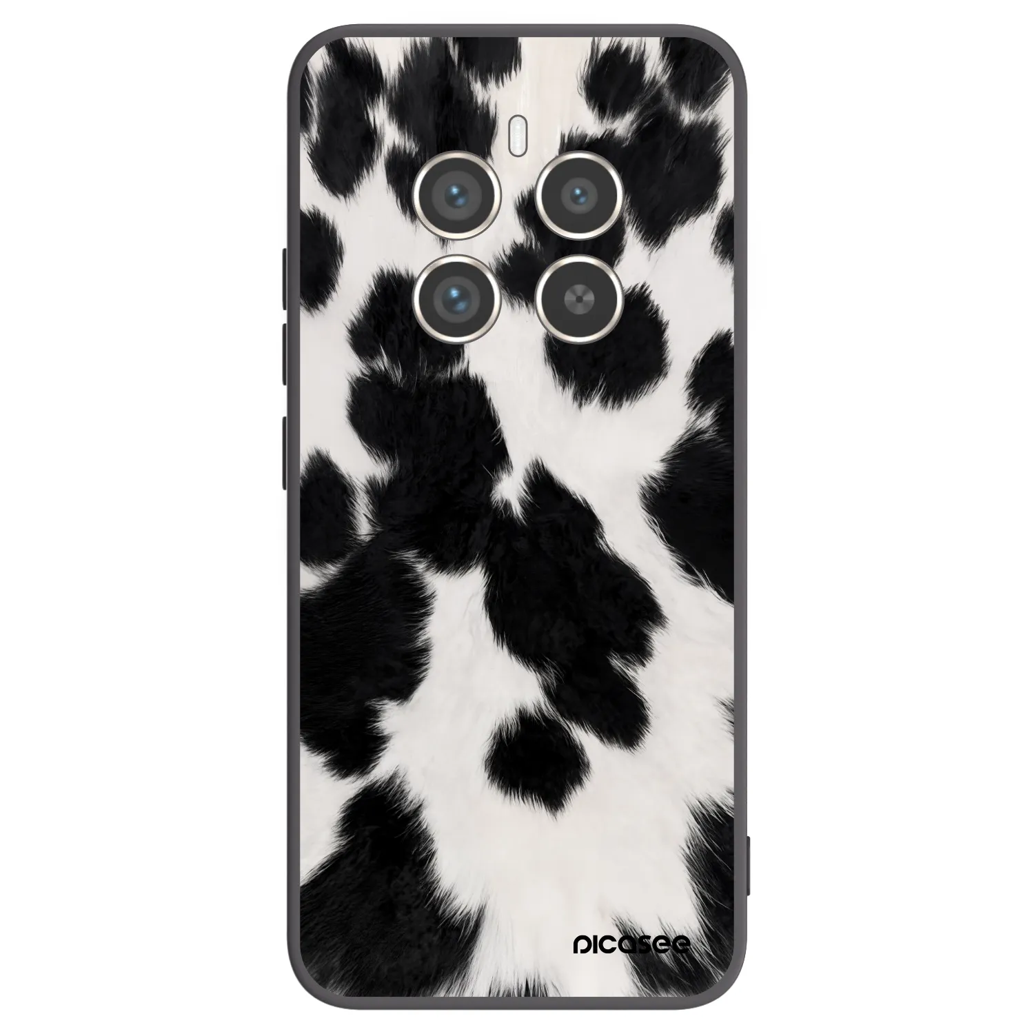 Picasee Realme 12 Pro 5G Hülle - Schwarzes Silikon - Black Moo