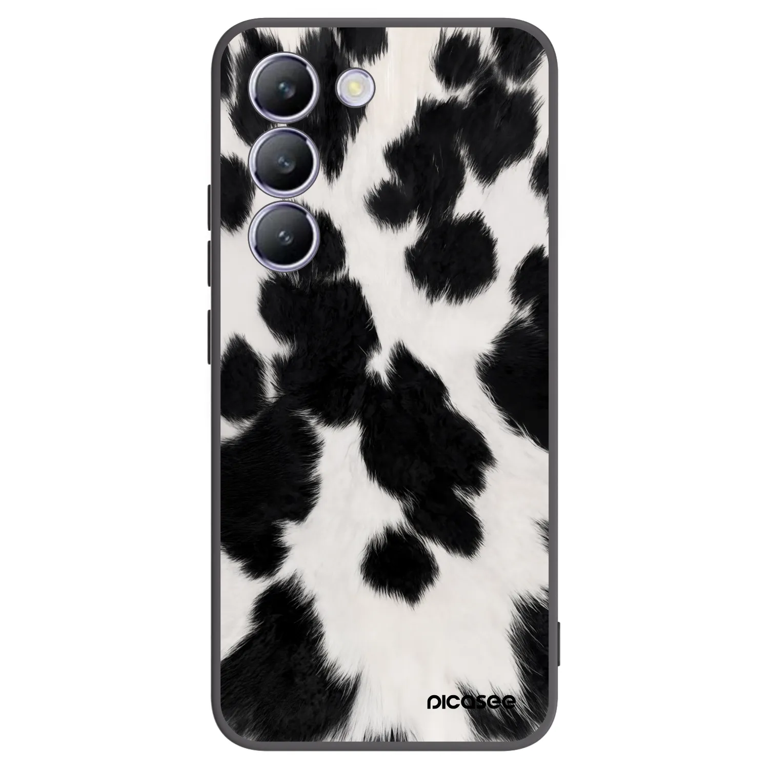 Picasee Vivo V40 SE 5G Hülle - Schwarzes Silikon - Black Moo