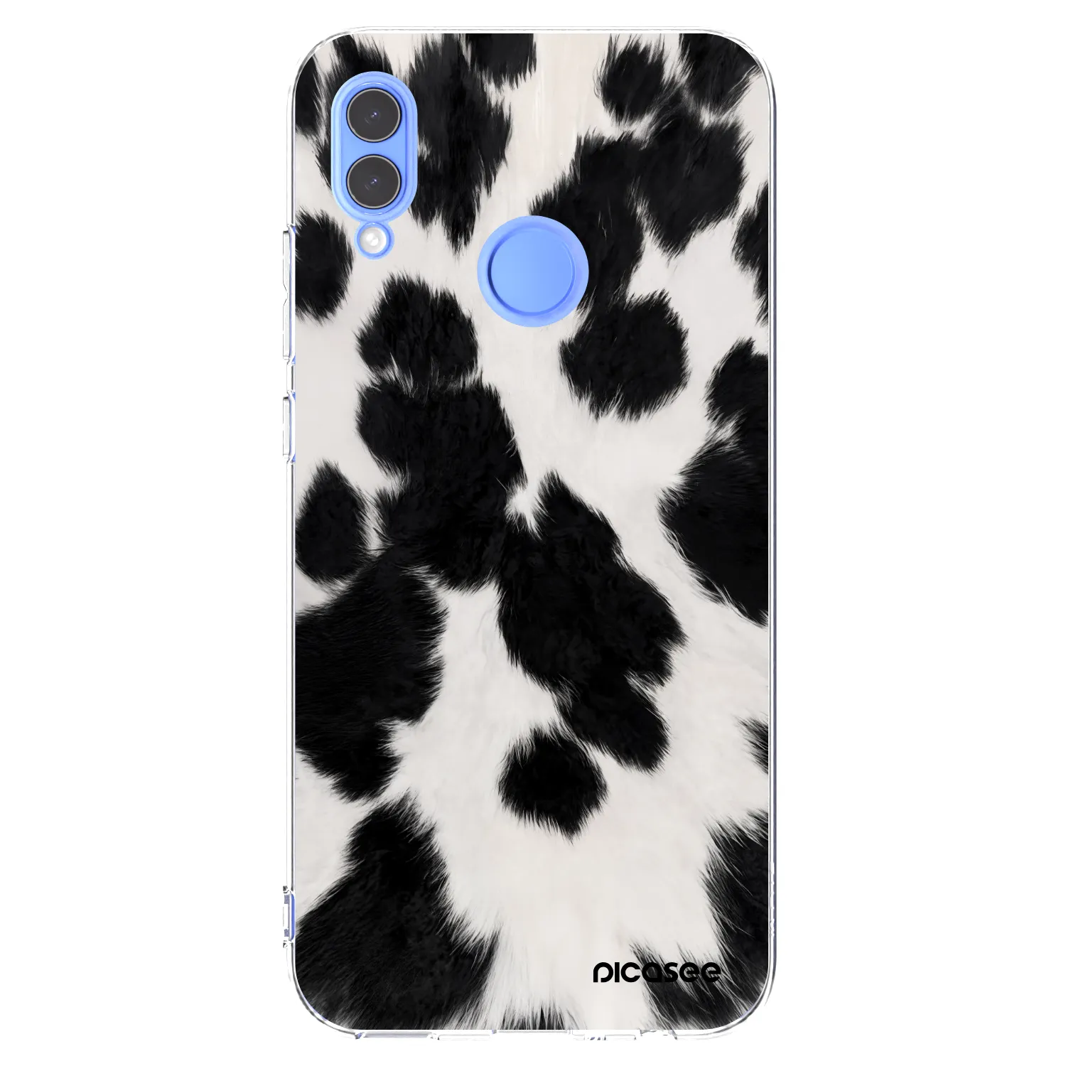 Picasee Honor 10 Lite Hülle - Transparentes Silikon - Black Moo