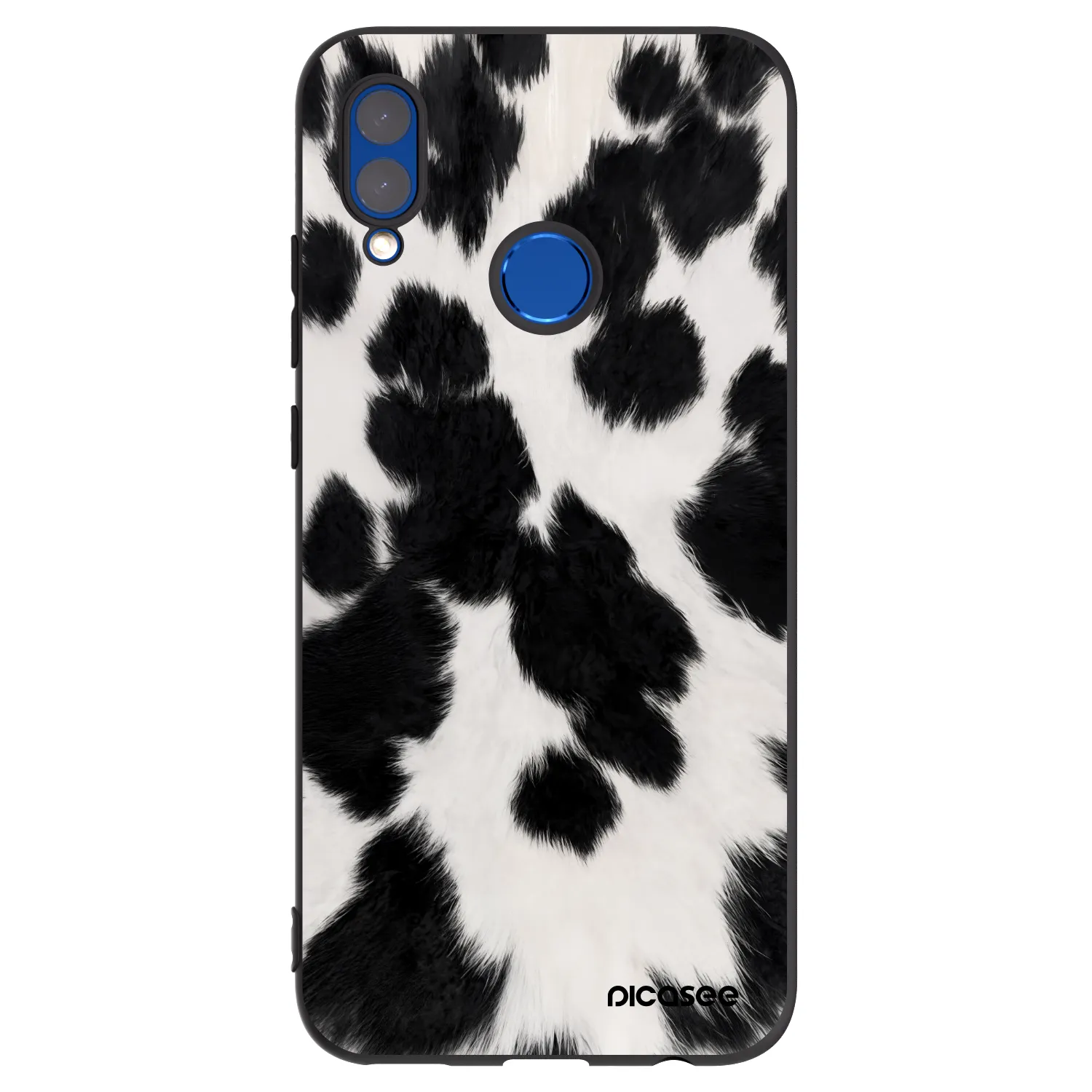 Picasee Honor 10 Lite Hülle - Schwarzes Silikon - Black Moo