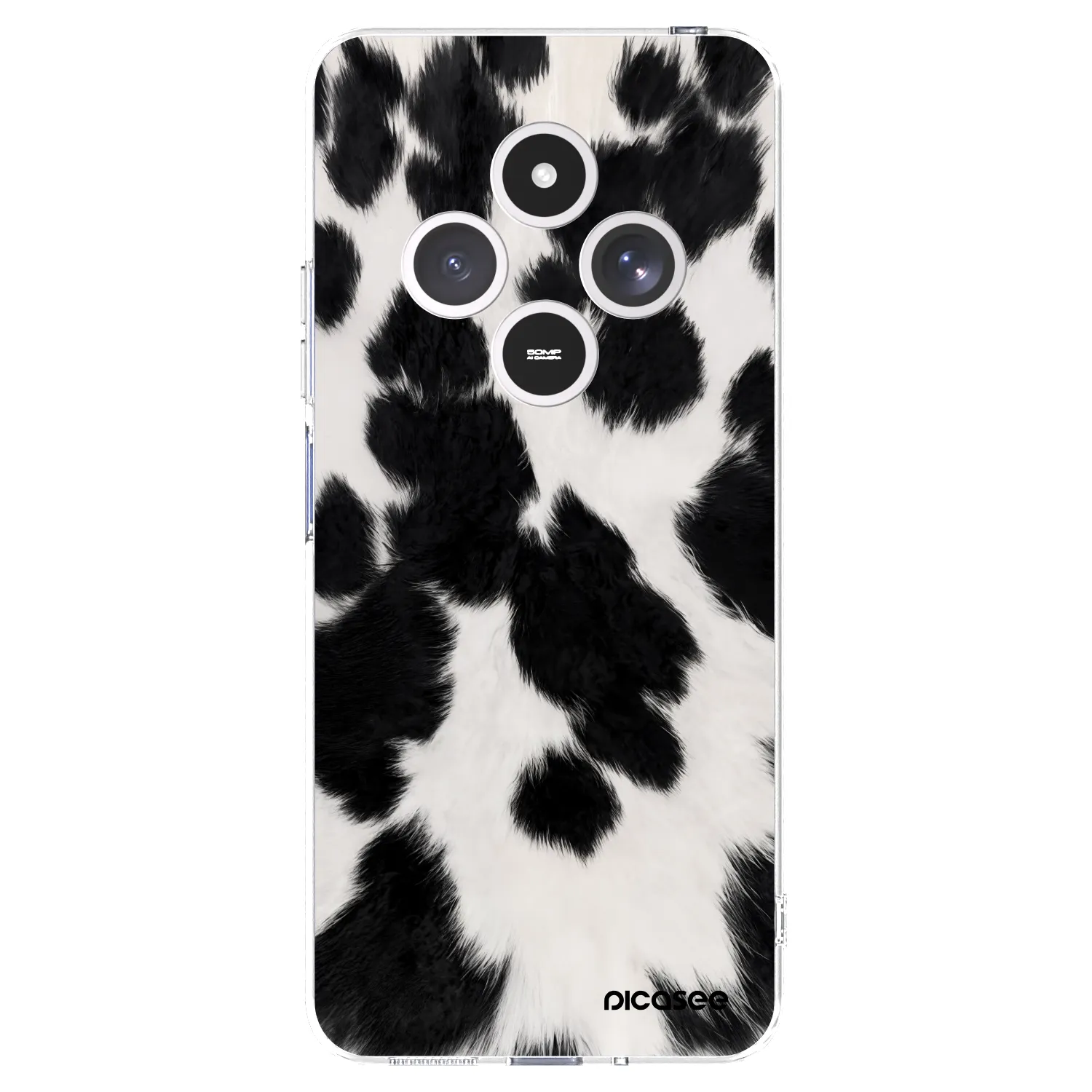 Picasee Xiaomi Redmi 14C Hülle - Transparentes Silikon - Black Moo