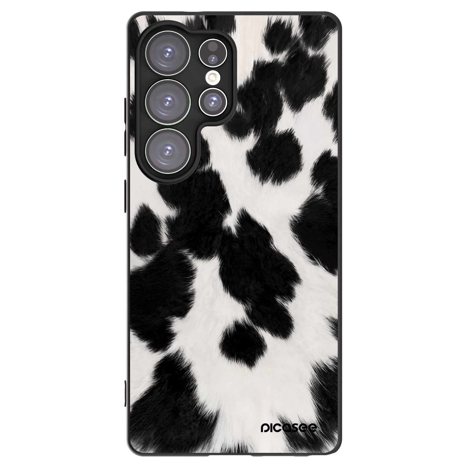 Picasee Samsung Galaxy S25 Ultra 5G Hülle - Schwarzes Silikon - Black Moo