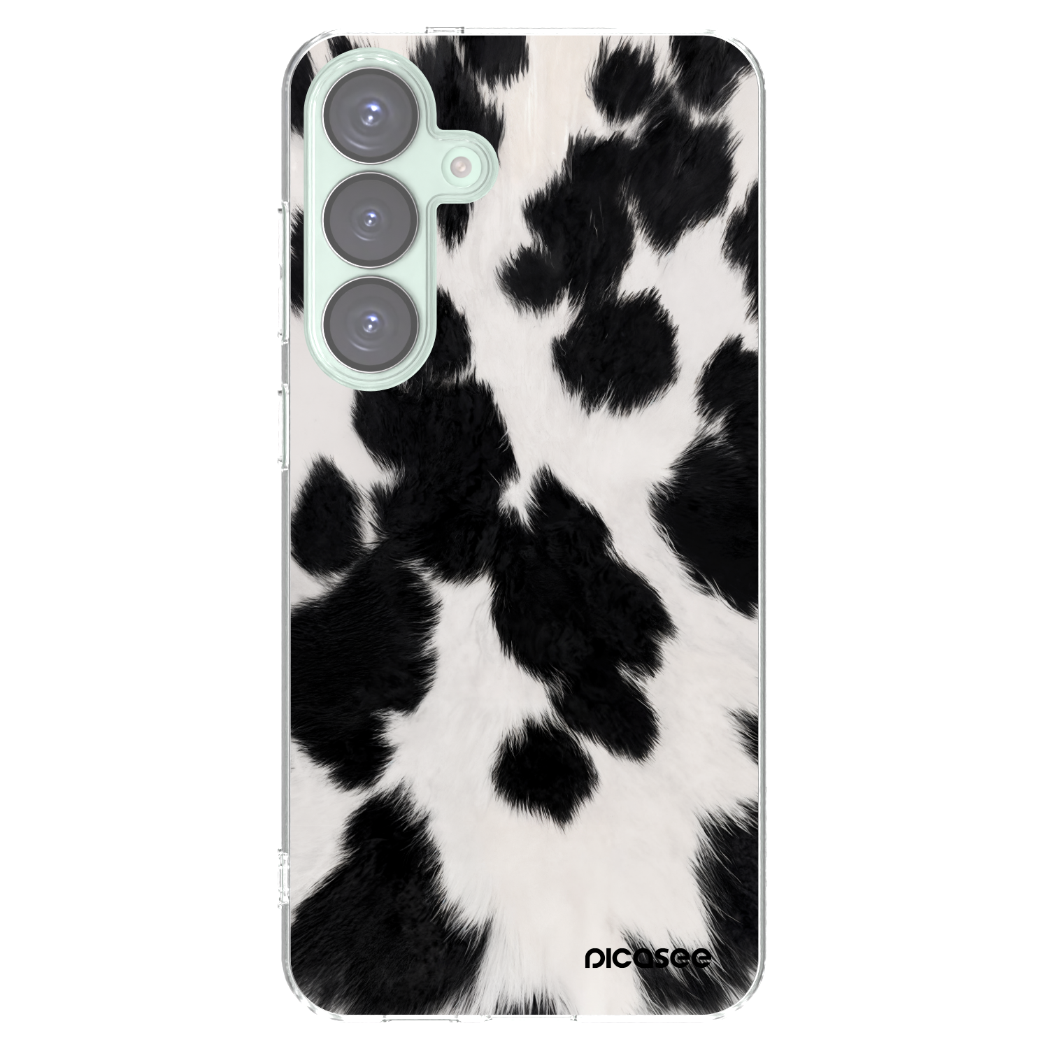 Picasee Samsung Galaxy S25+ 5G Hülle - Transparentes Silikon - Black Moo