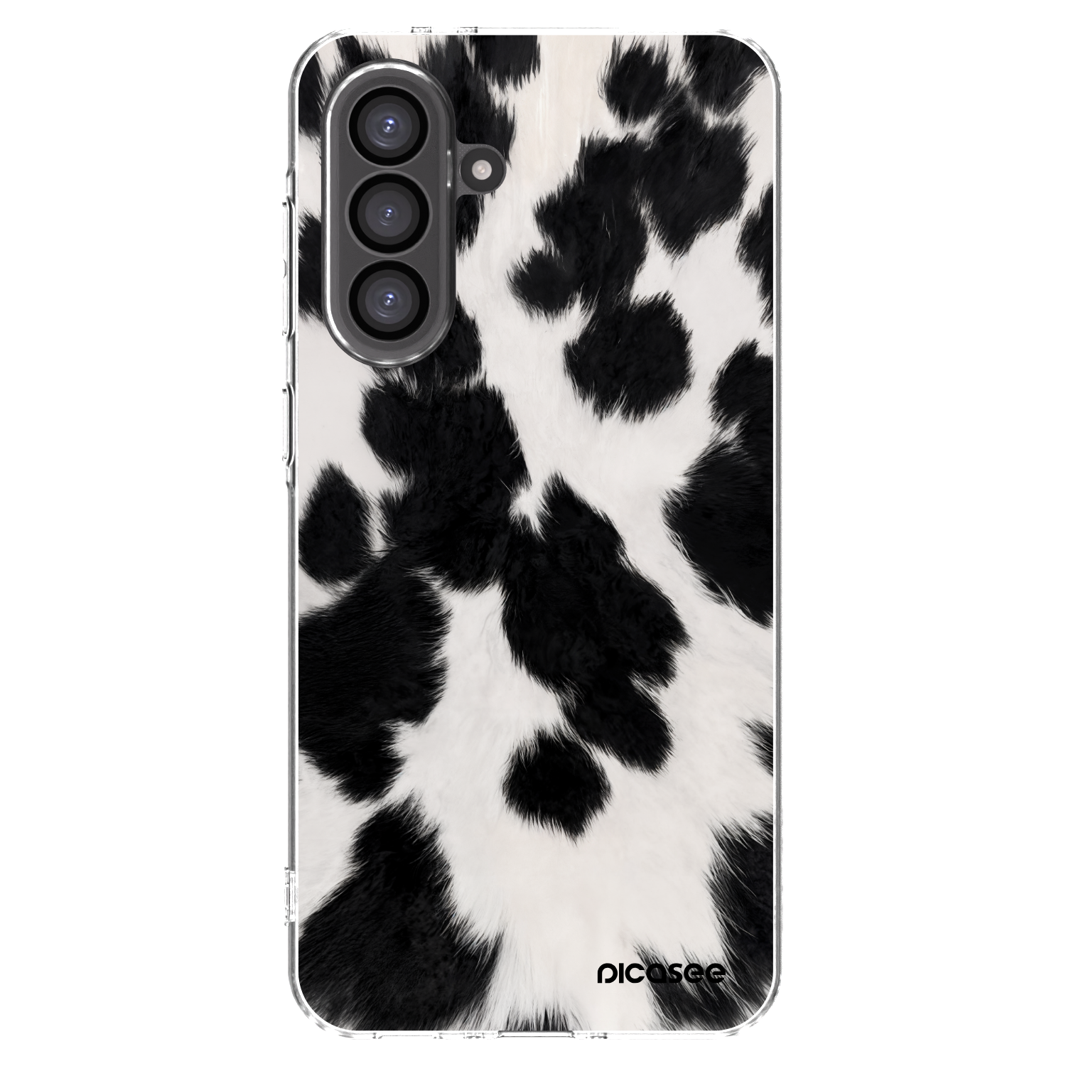Picasee Samsung Galaxy A36 5G Hülle - Transparentes Silikon - Black Moo