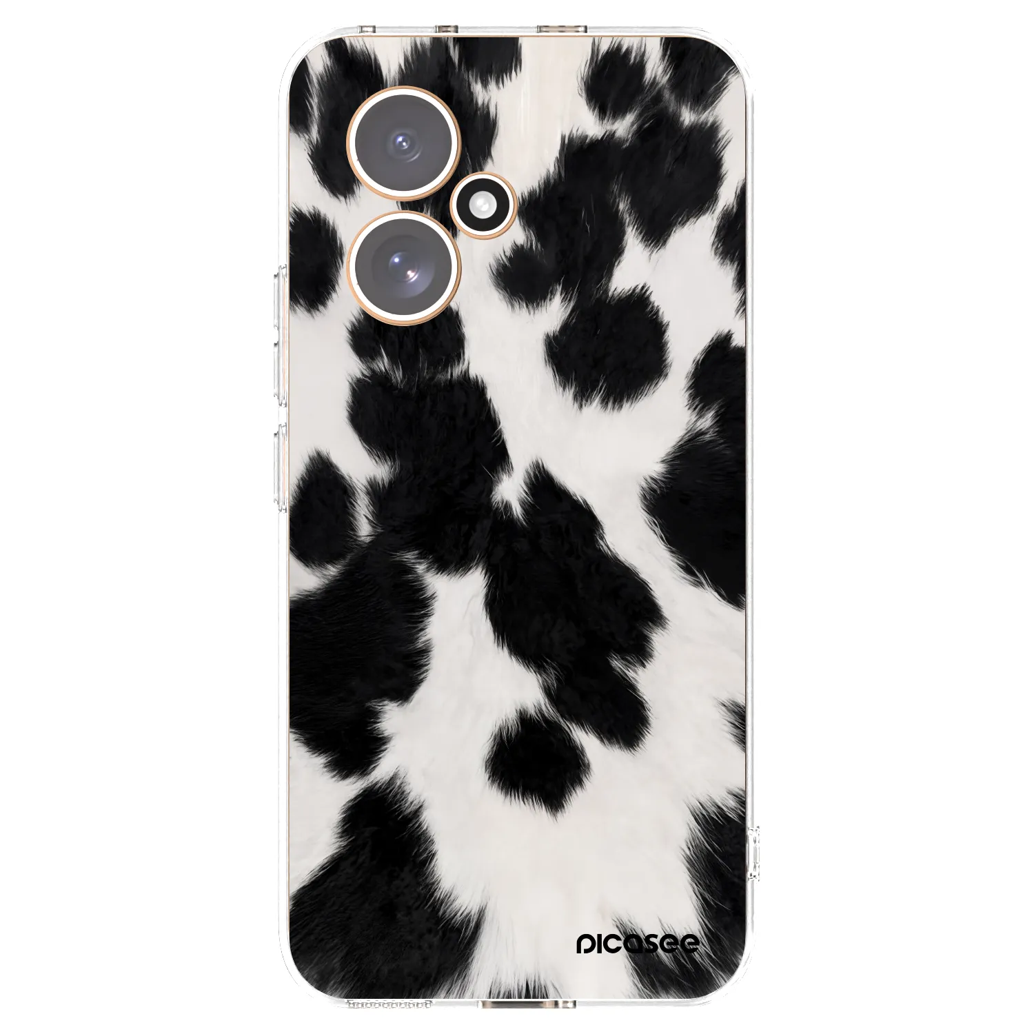 Picasee Honor 400 5G Hülle - Transparentes Silikon - Black Moo