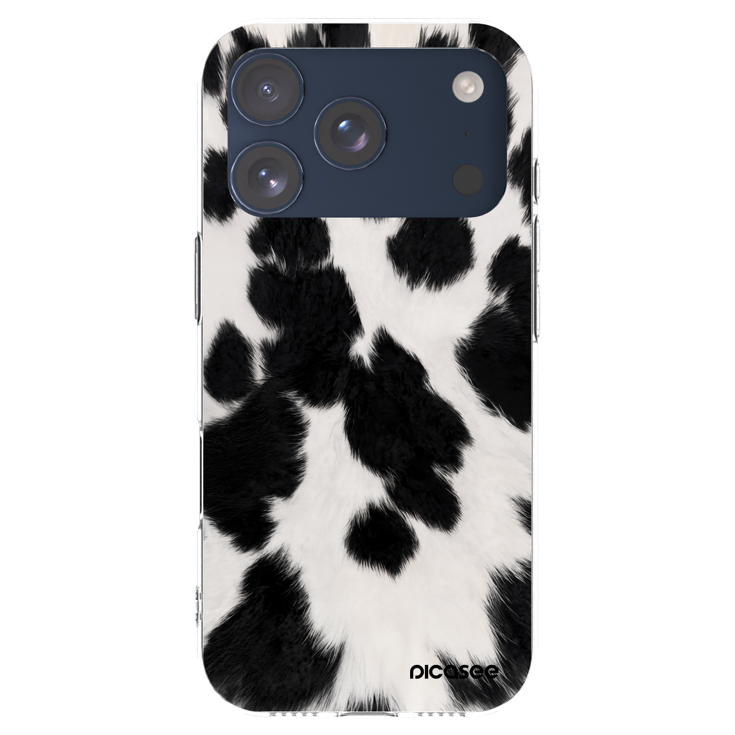 Picasee Apple iPhone 17 Pro Hülle - Transparentes Silikon - Black Moo