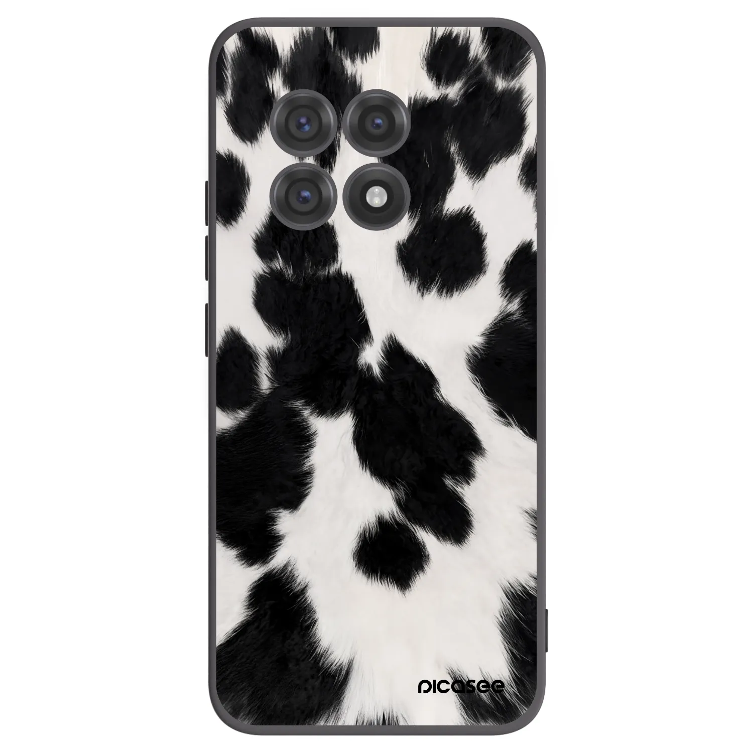 Picasee OnePlus 13R 5G Hülle - Schwarzes Silikon - Black Moo
