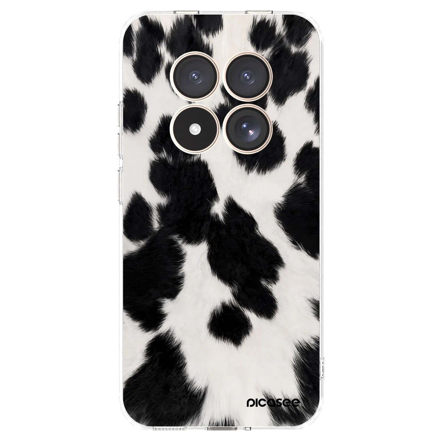 Picasee Xiaomi Redmi Note 15 Pro 4G Hülle - Transparentes Silikon - Black Moo