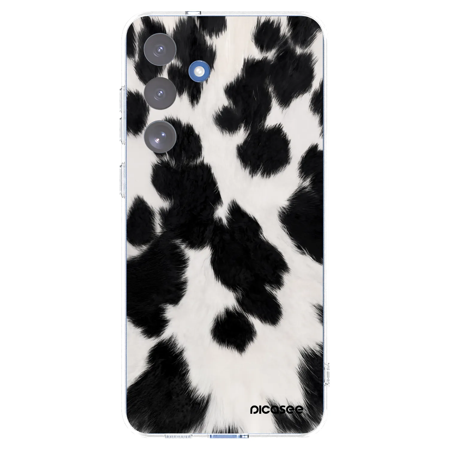 Picasee Samsung Galaxy S25 FE 5G Hülle - Transparentes Silikon - Black Moo