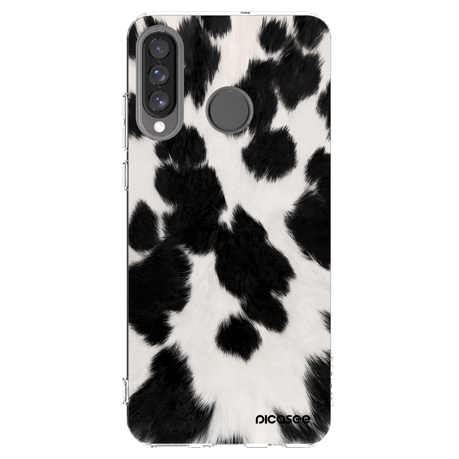 Picasee Huawei P30 Lite Hülle - Transparentes Silikon - Black Moo