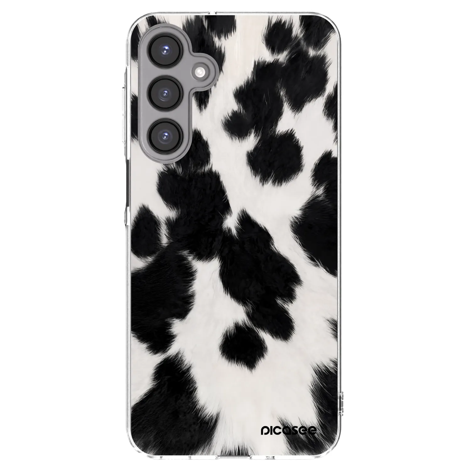 Picasee Samsung Galaxy A16 4G Hülle - Transparentes Silikon - Black Moo
