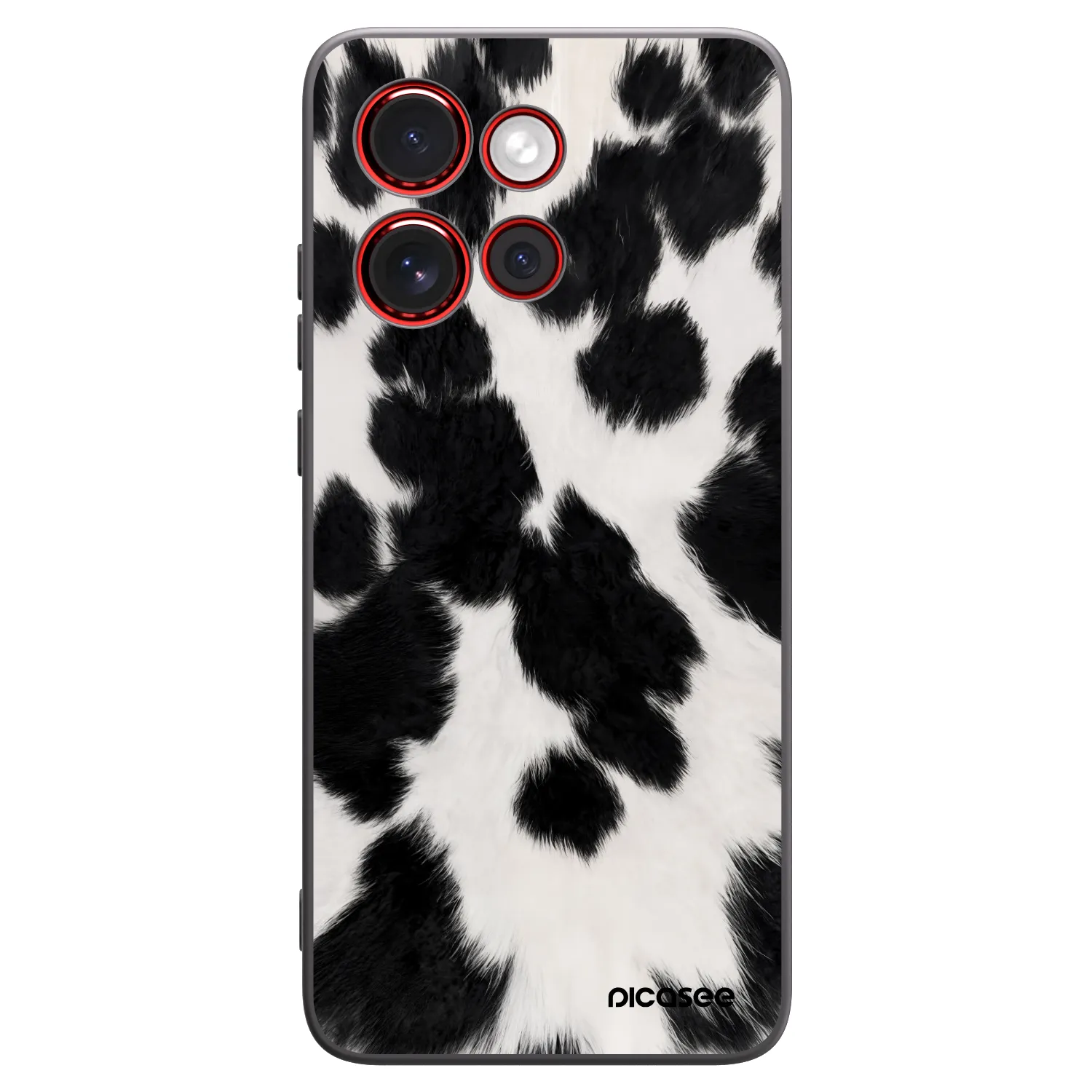 Picasee Motorola Edge 60 Neo 5G Hülle - Schwarzes Silikon - Black Moo