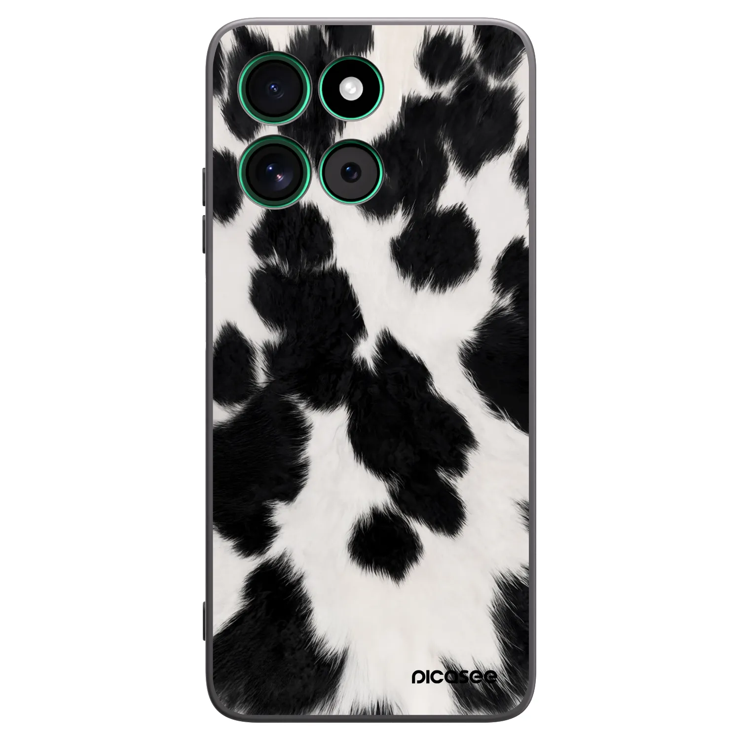 Picasee Motorola Moto G57 Power Hülle - Schwarzes Silikon - Black Moo
