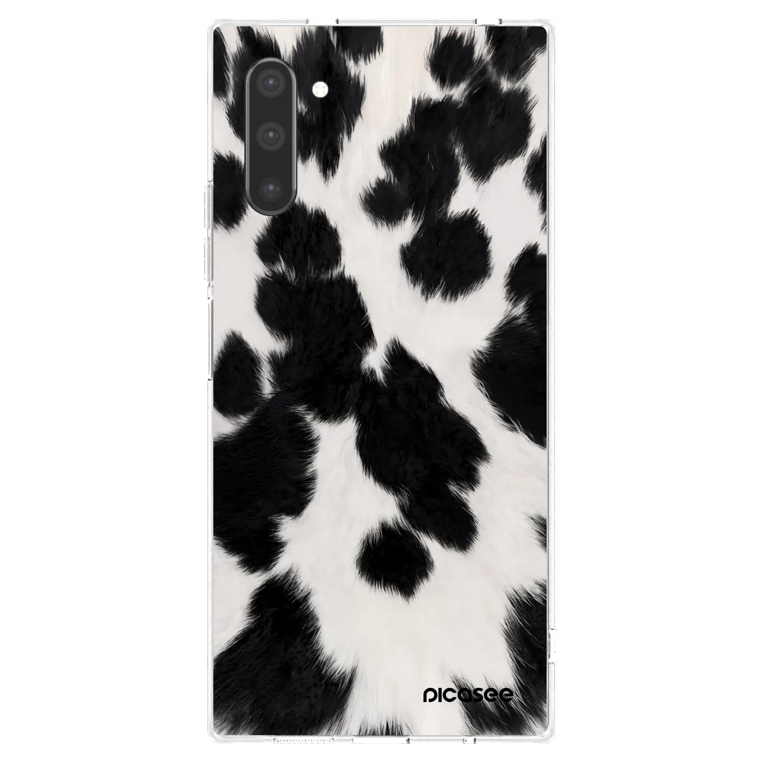 Picasee Samsung Galaxy Note 10 N970F Hülle - Transparentes Silikon - Black Moo