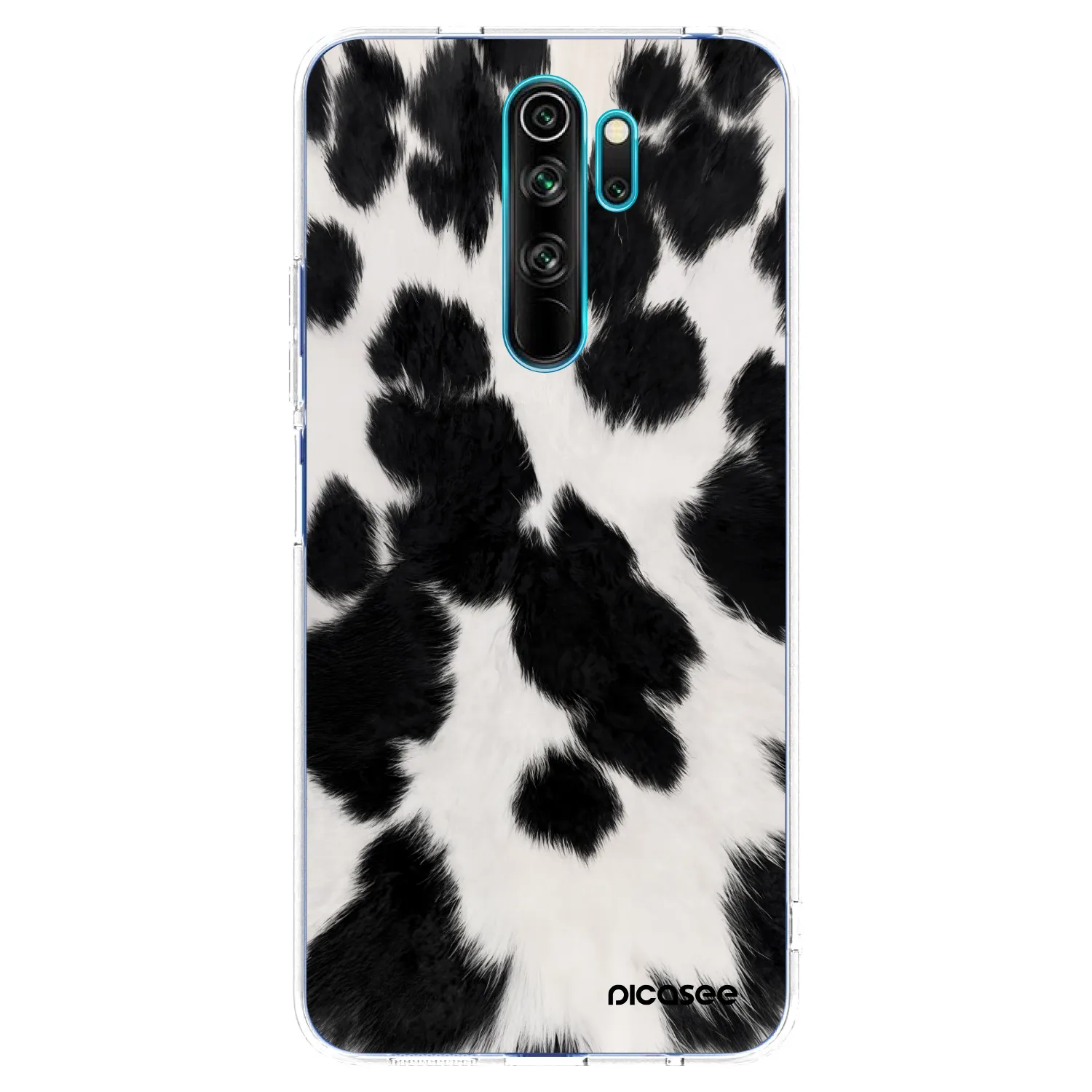 Picasee Xiaomi Redmi Note 8 Pro Hülle - Transparentes Silikon - Black Moo