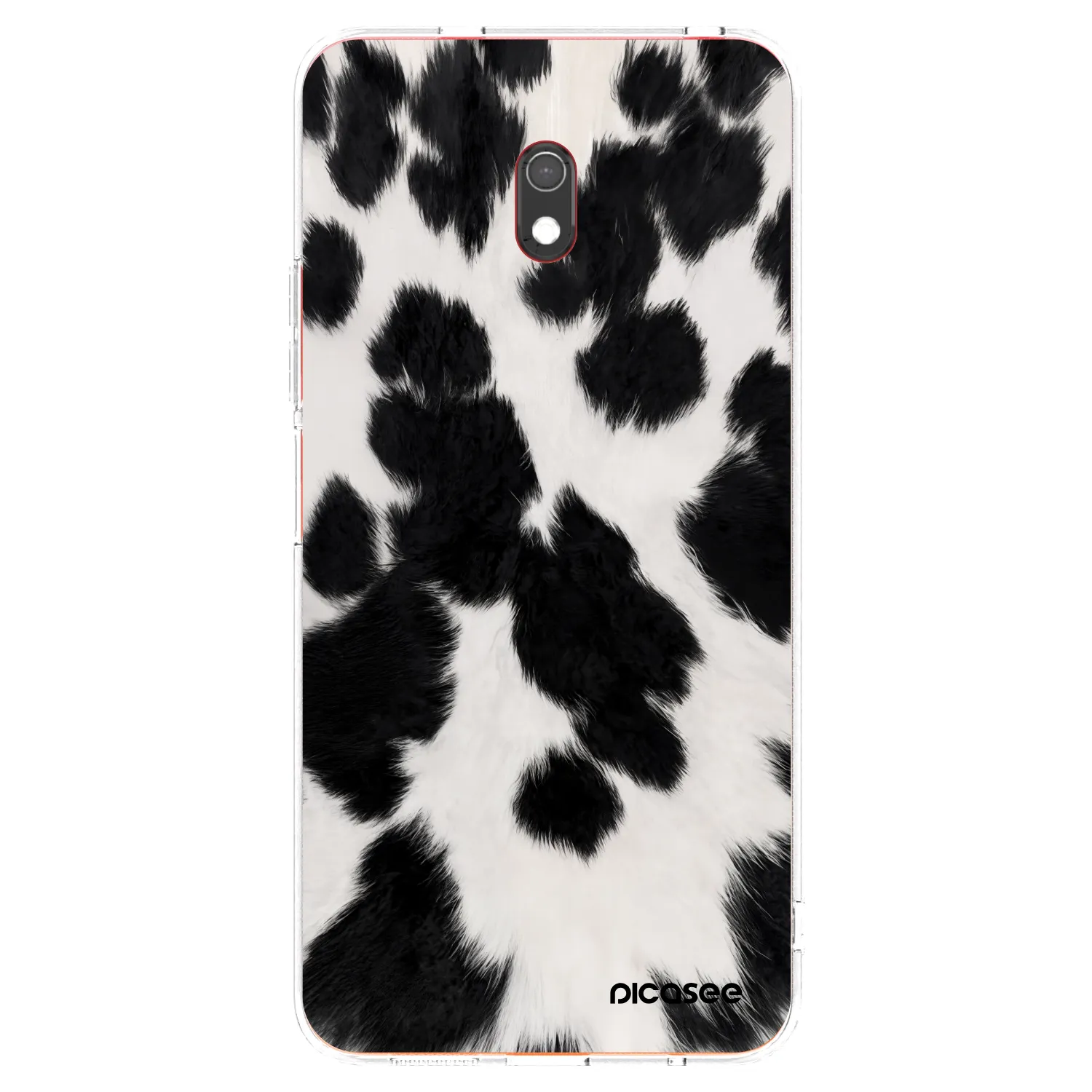 Picasee Xiaomi Redmi 8A Hülle - Transparentes Silikon - Black Moo