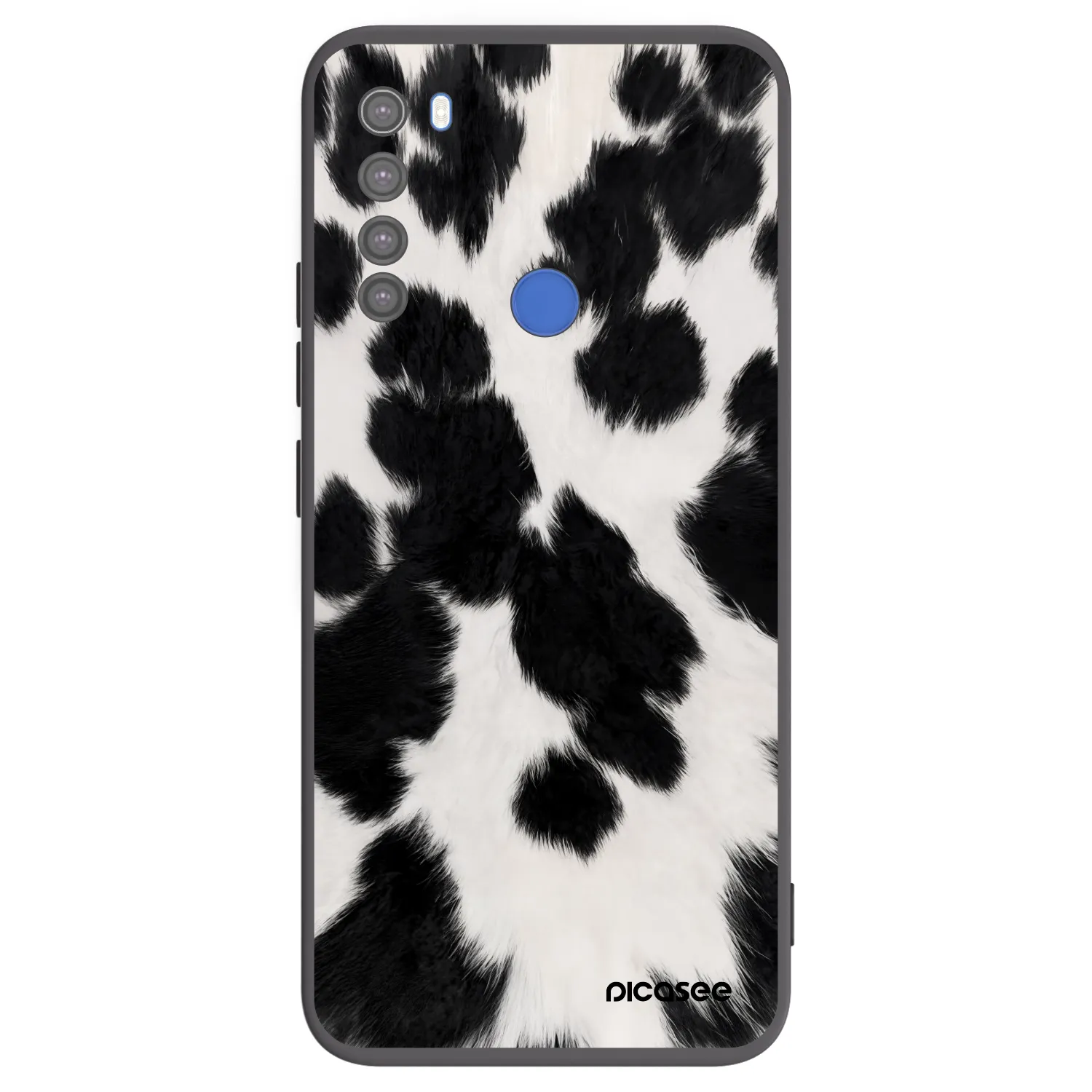 Picasee Xiaomi Redmi Note 8T Hülle - Schwarzes Silikon - Black Moo