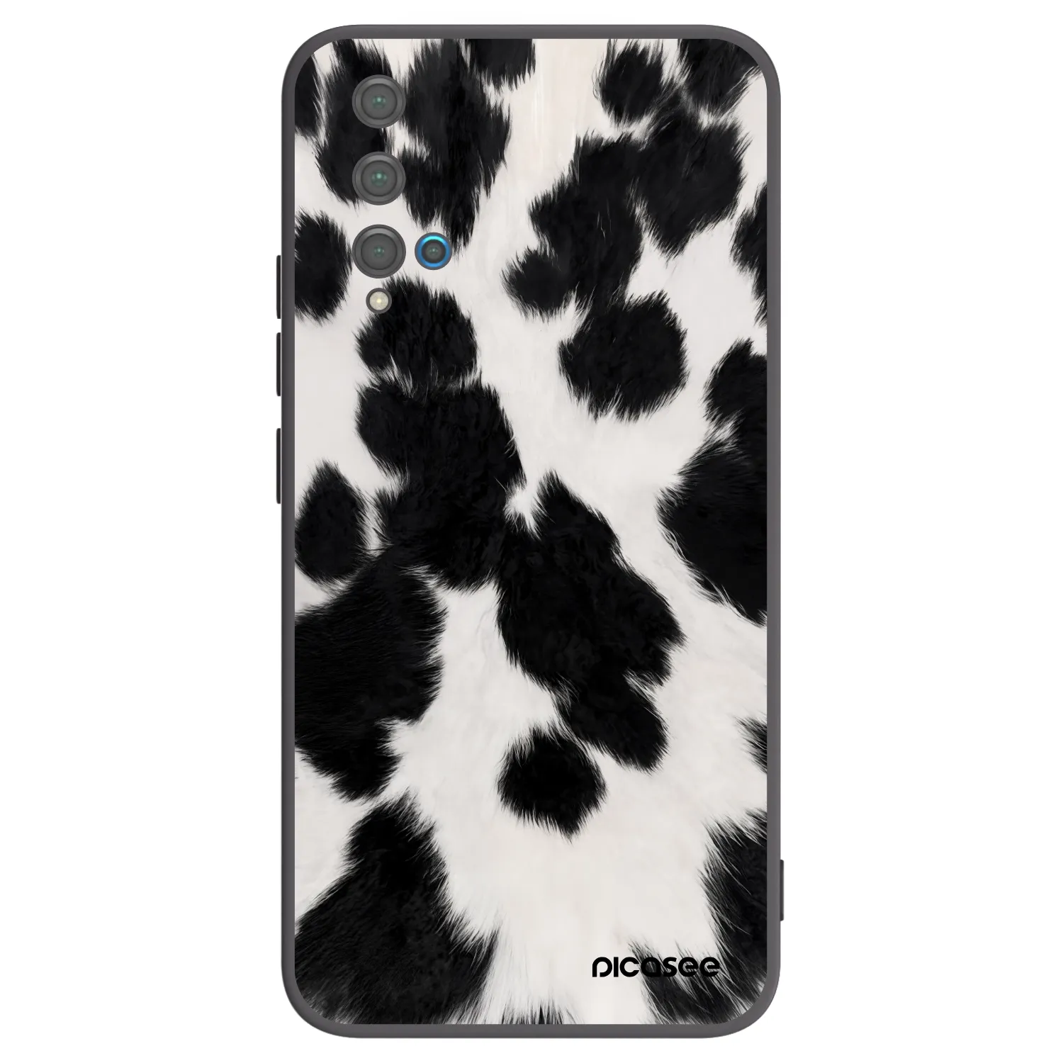 Picasee Huawei Nova 5T Hülle - Schwarzes Silikon - Black Moo