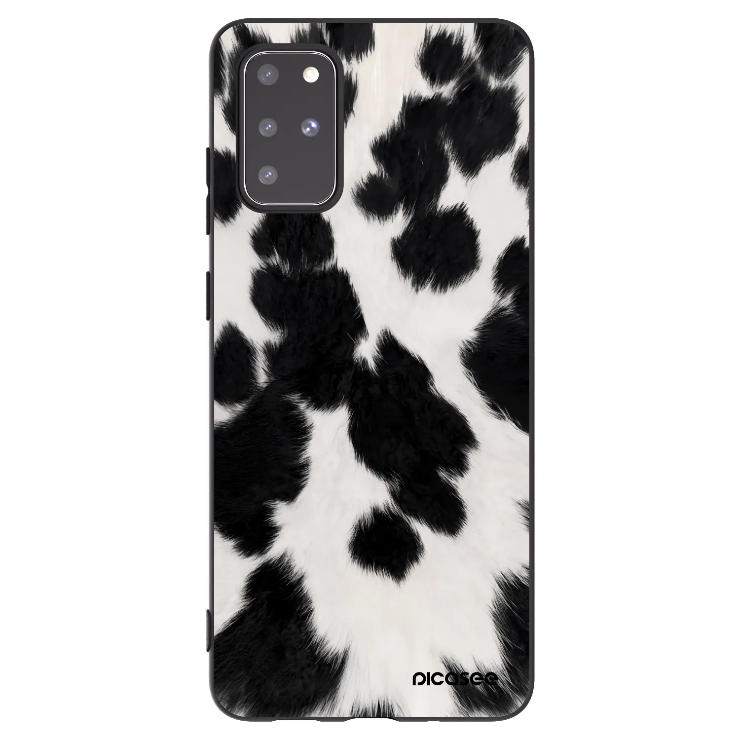 Picasee Samsung Galaxy S20+ G985F Hülle - Schwarzes Silikon - Black Moo