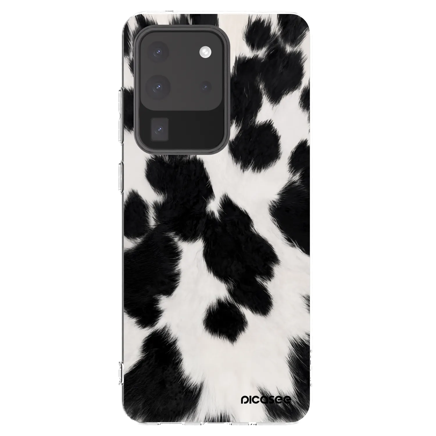 Picasee Samsung Galaxy S20 Ultra 5G G988F Hülle - Transparentes Silikon - Black Moo