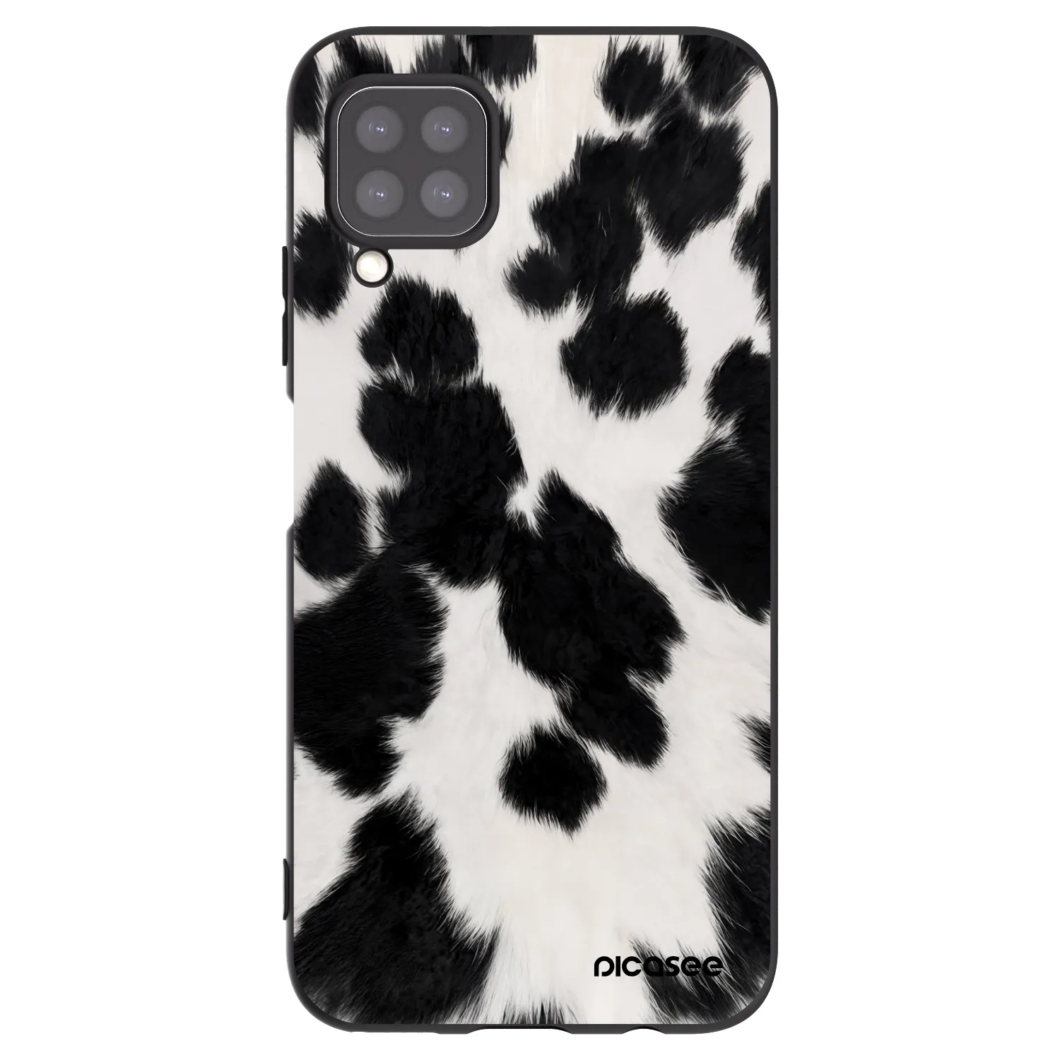 Picasee Huawei P40 Lite Hülle - Schwarzes Silikon - Black Moo
