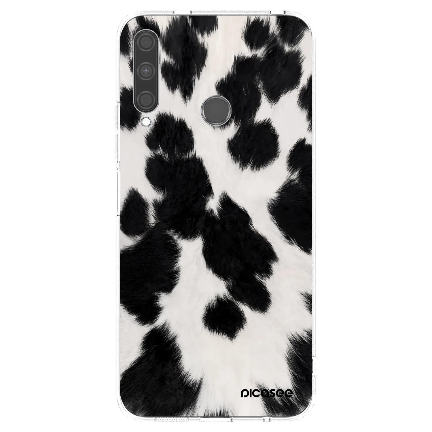 Picasee Huawei P40 Lite E Hülle - Transparentes Silikon - Black Moo