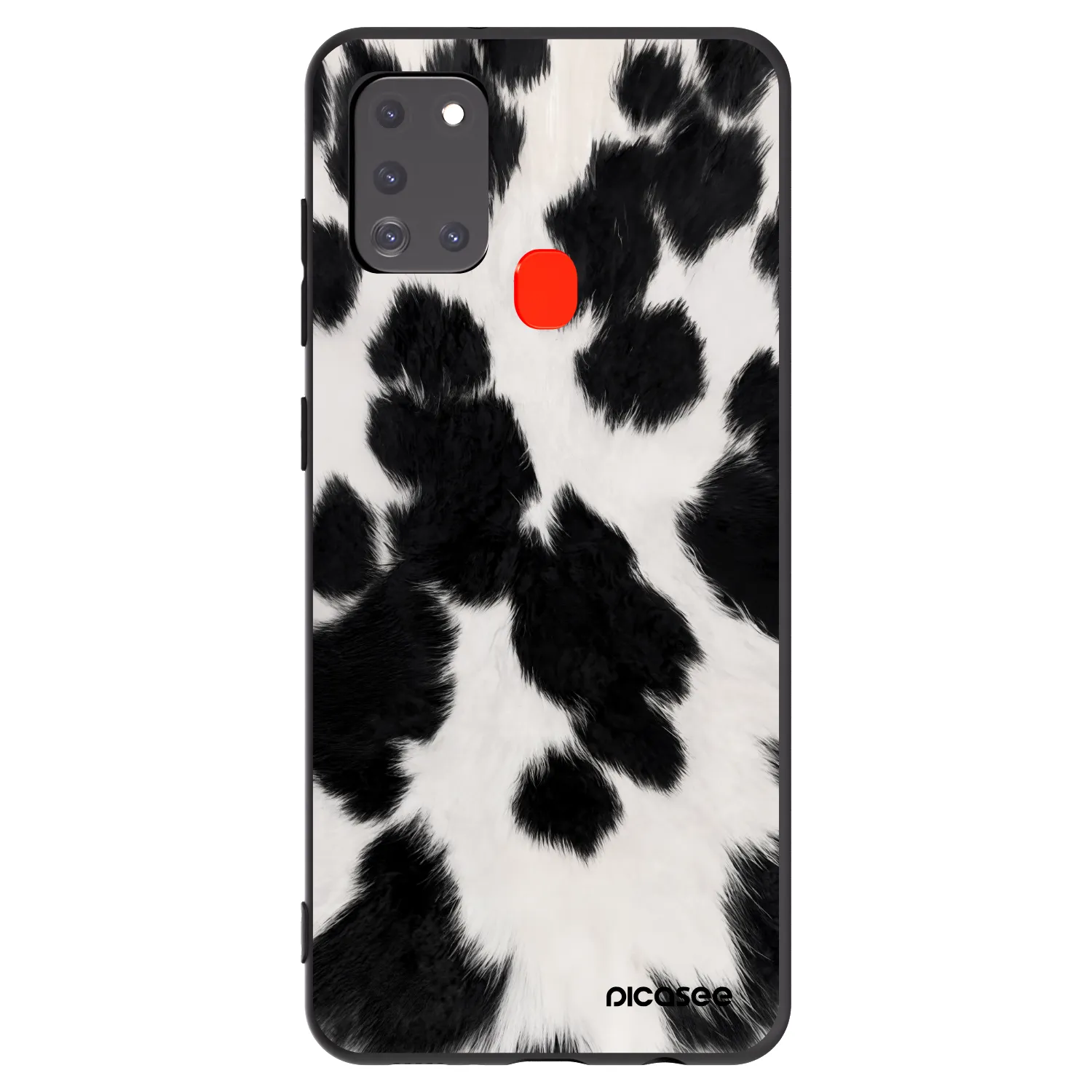 Picasee Samsung Galaxy A21s Hülle - Schwarzes Silikon - Black Moo
