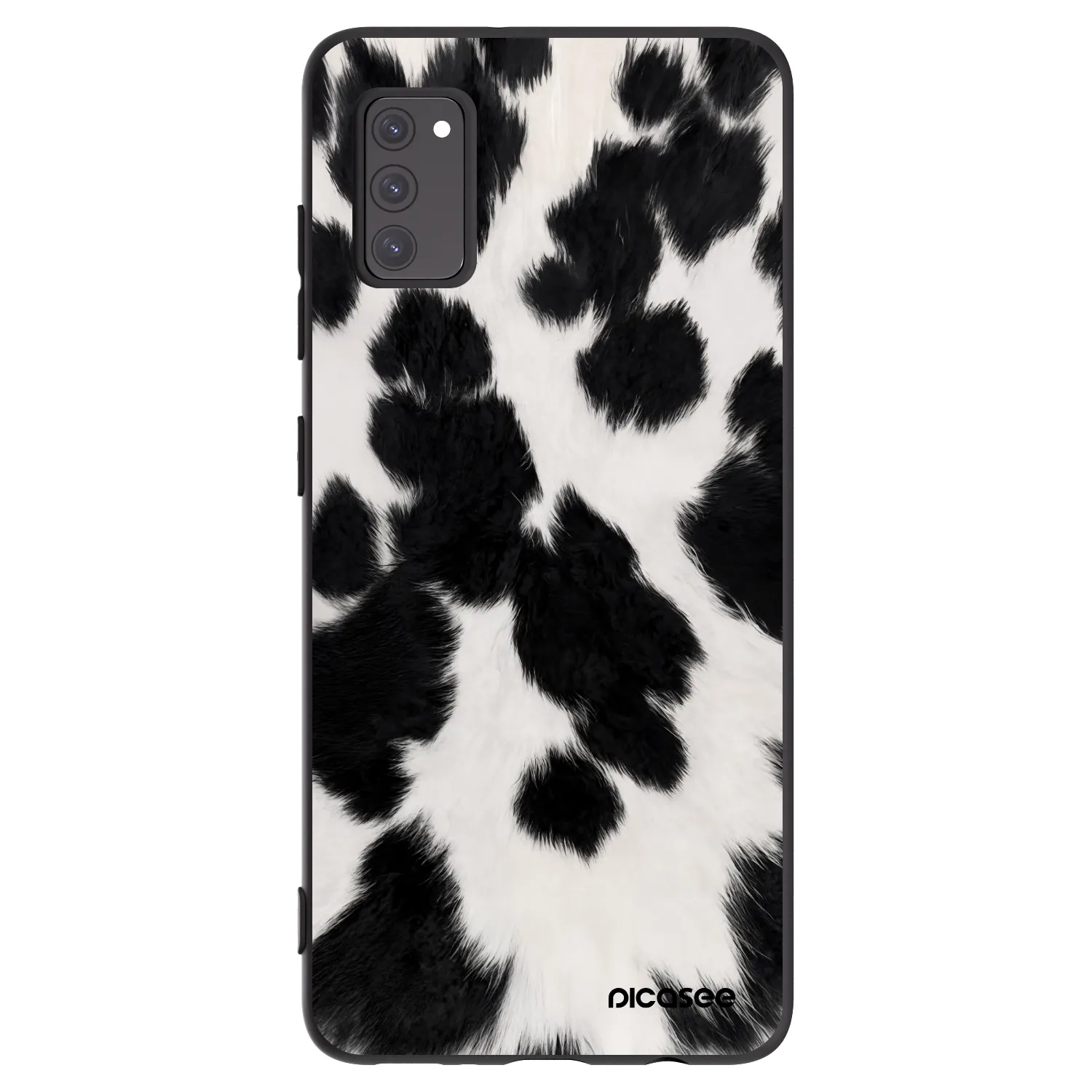 Picasee Samsung Galaxy A41 A415F Hülle - Schwarzes Silikon - Black Moo