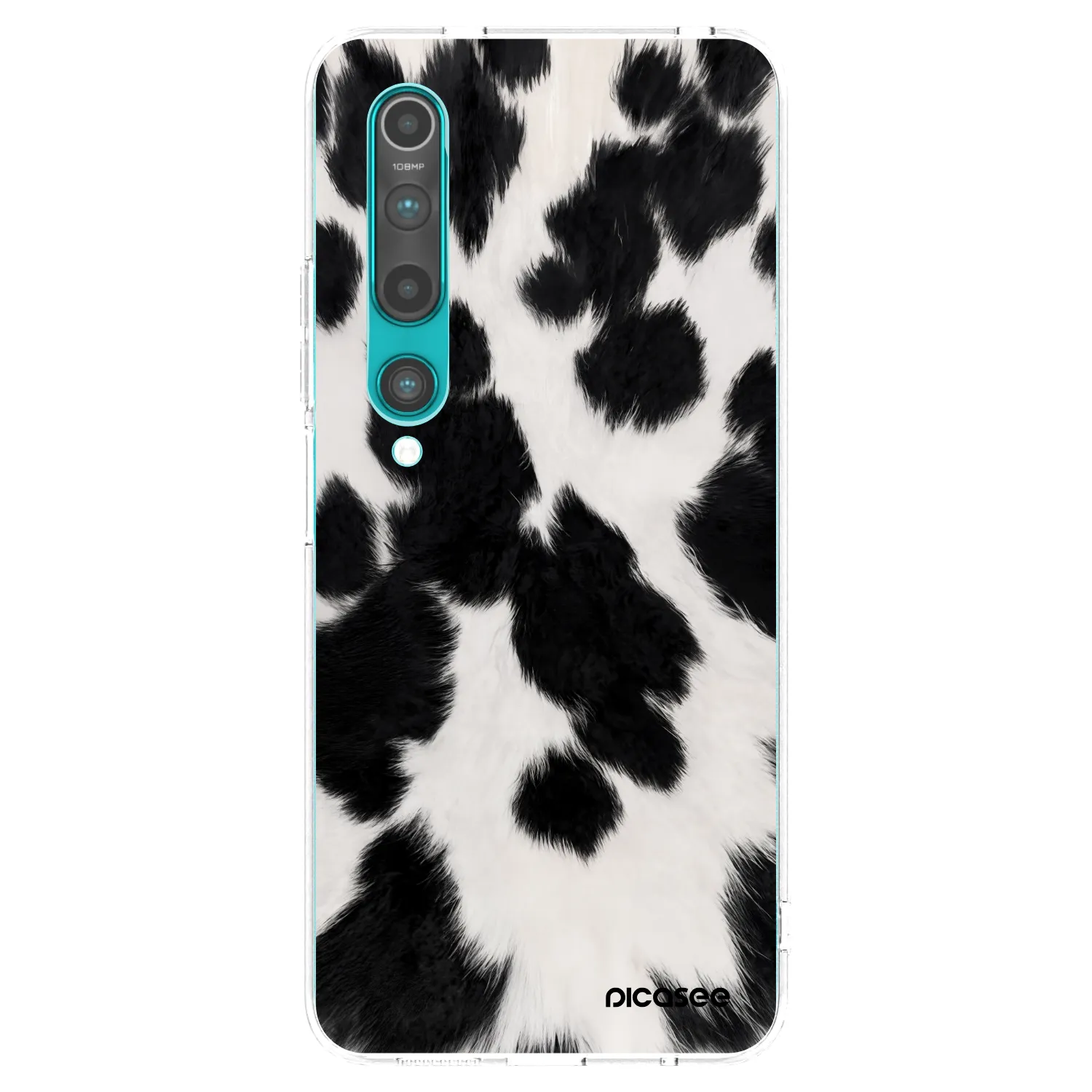 Picasee Xiaomi Mi 10 Hülle - Transparentes Silikon - Black Moo