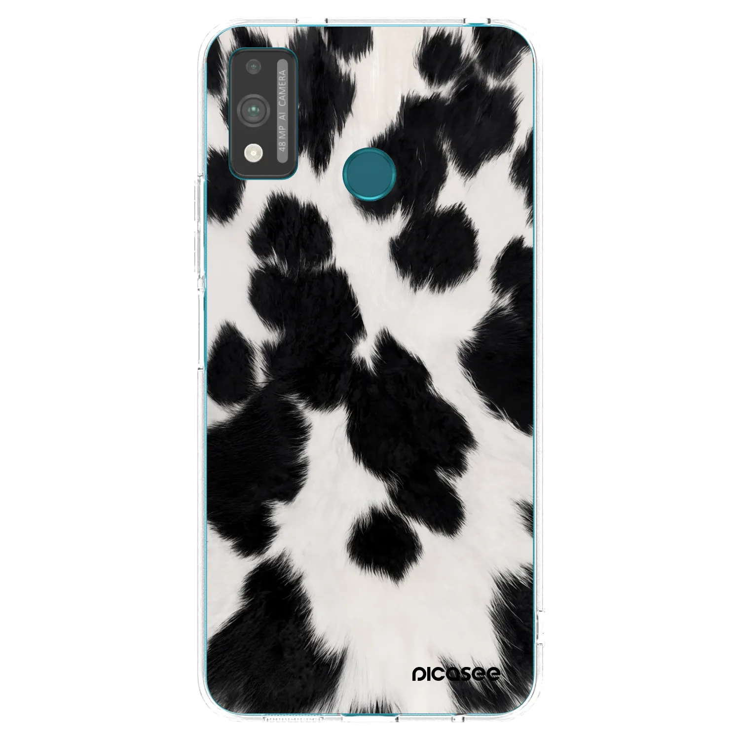 Picasee Honor 9X Lite Hülle - Transparentes Silikon - Black Moo