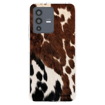 Picasee Vivo V23 5G Hülle - Transparentes Silikon - Rust