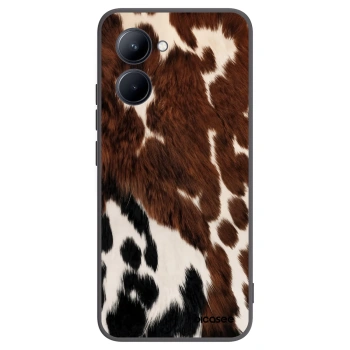 Picasee Realme C33 (2023) Hülle - Schwarzes Silikon - Rust