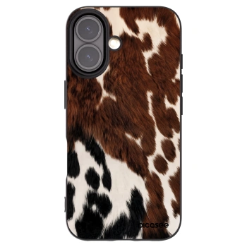 Picasee Apple iPhone 16 Hülle - Schwarzes Silikon - Rust