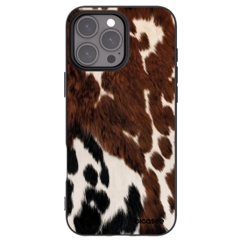 Picasee Apple iPhone 16 Pro Max Hülle - Schwarzes Silikon - Rust