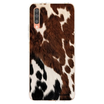 Picasee Samsung Galaxy A70 A705F Hülle - Transparentes Silikon - Rust