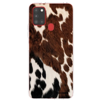 Picasee Samsung Galaxy A21s Hülle - Transparentes Silikon - Rust