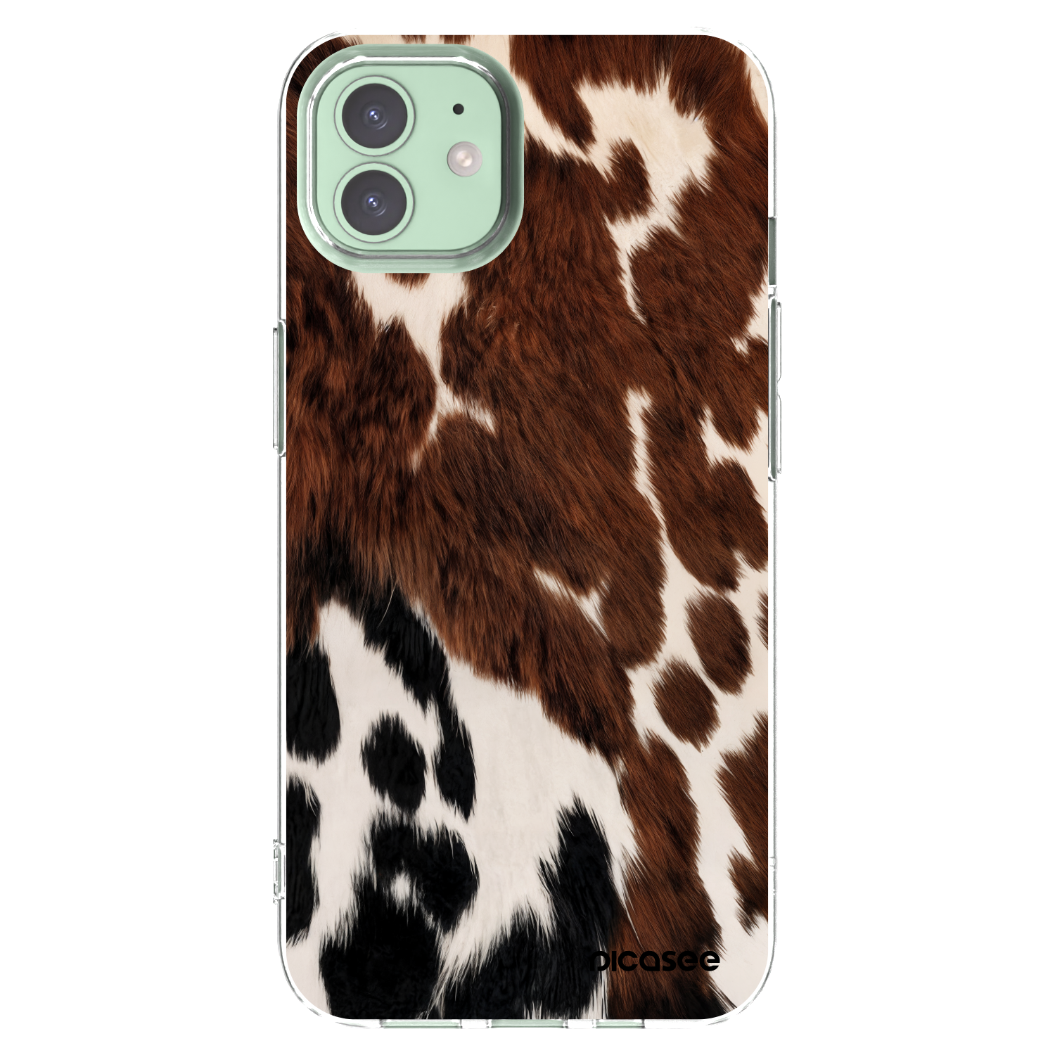 Picasee Apple iPhone 12 Hülle - Transparentes Silikon - Rust