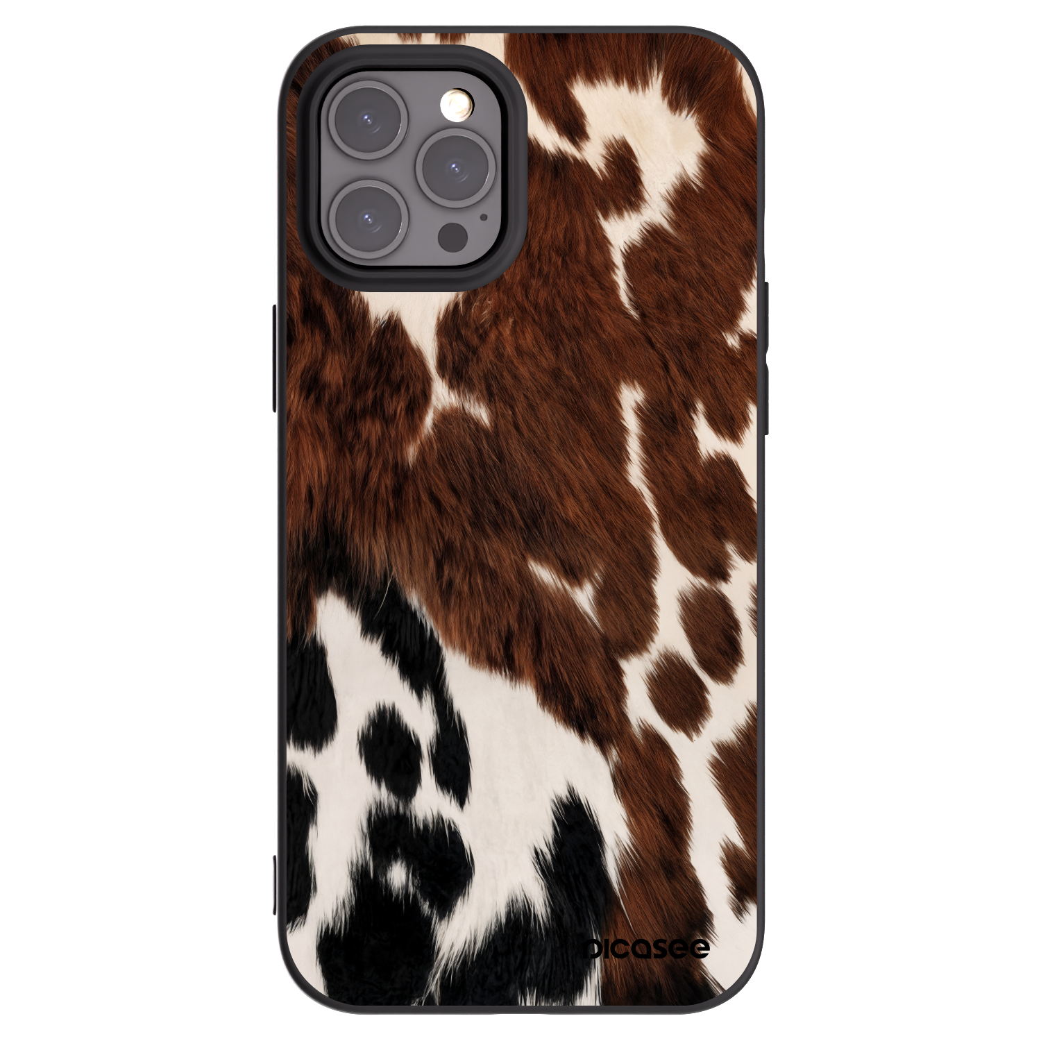 Picasee Apple iPhone 12 Pro Max Hülle - Schwarzes Silikon - Rust