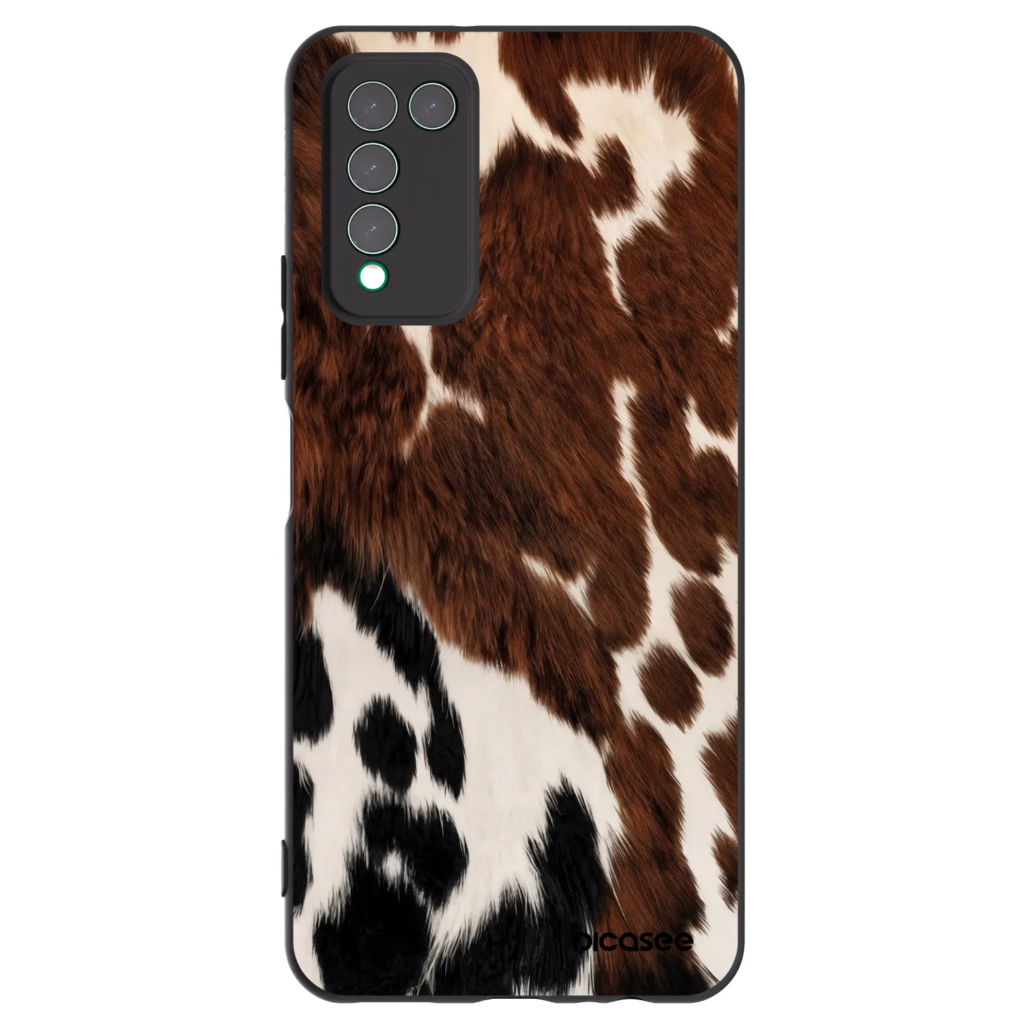 Picasee Honor 10X Lite Hülle - Schwarzes Silikon - Rust