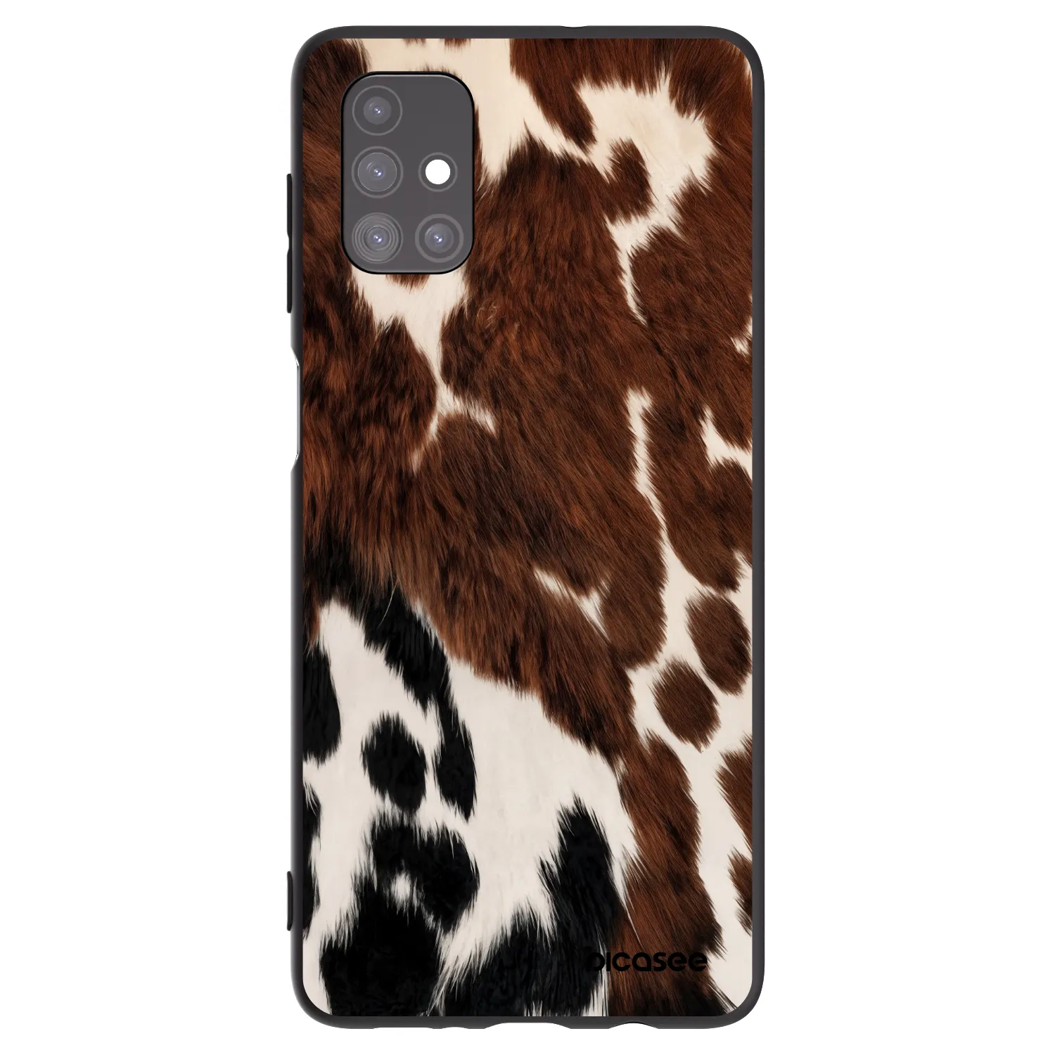 Picasee Samsung Galaxy M51 M515F Hülle - Schwarzes Silikon - Rust