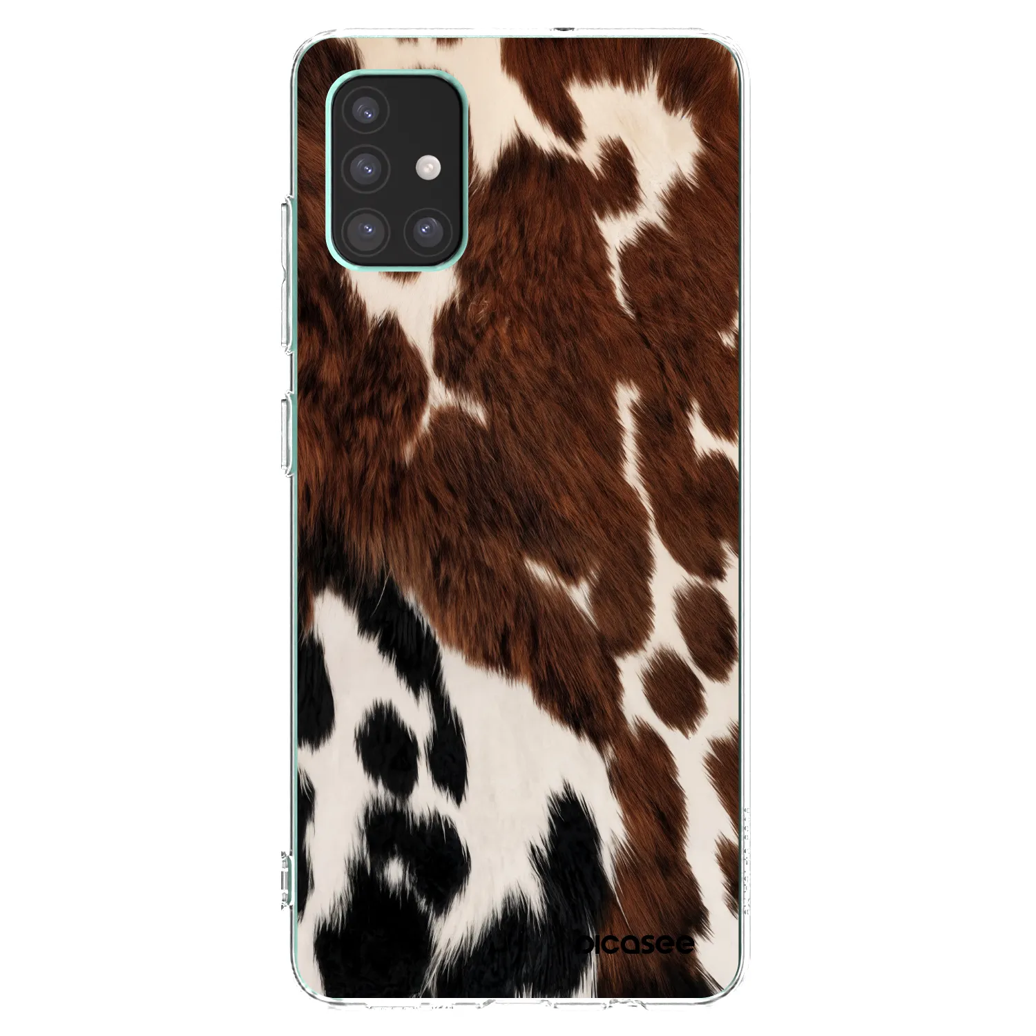 Picasee Samsung Galaxy M51 M515F Hülle - Transparentes Silikon - Rust